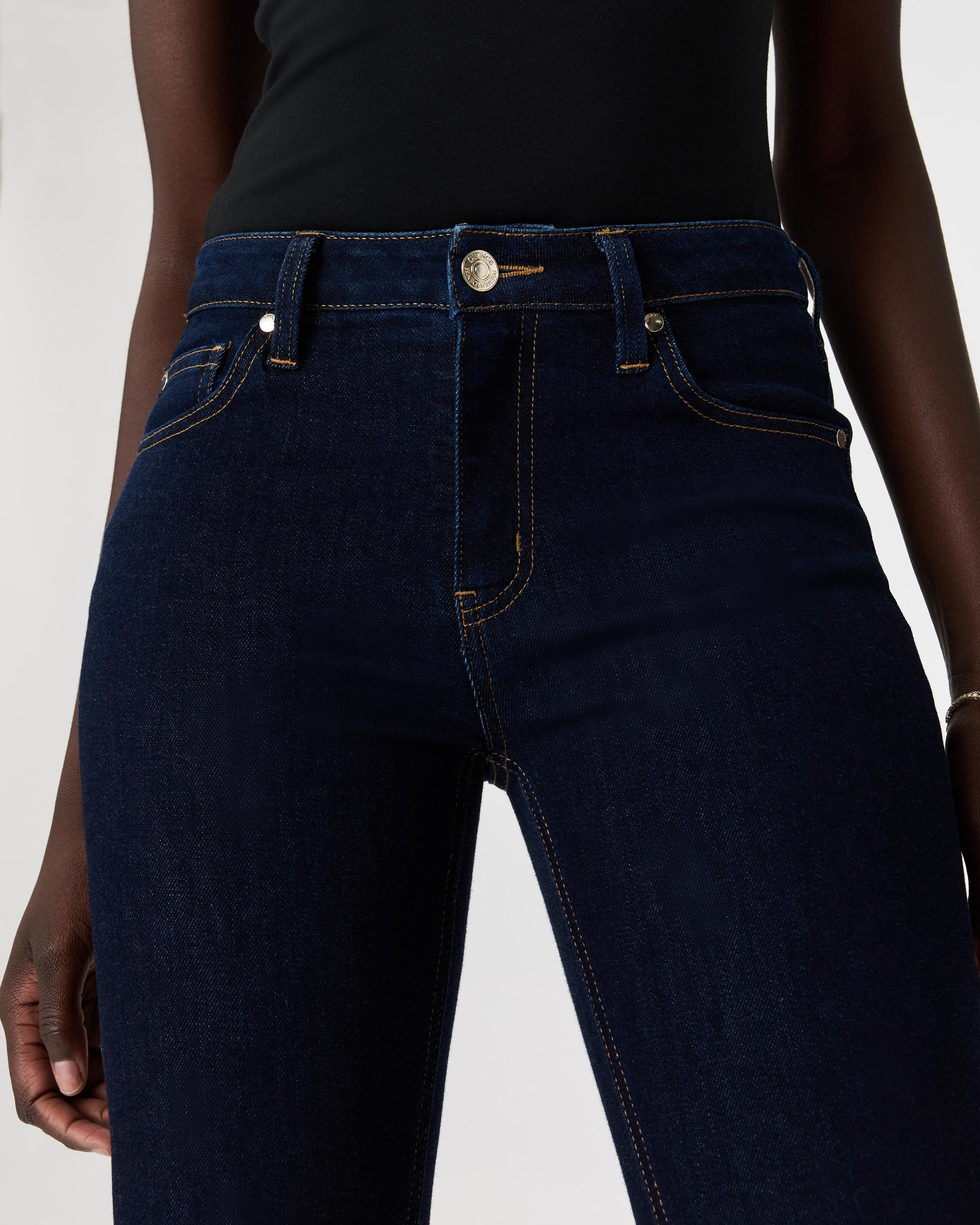 Quince | Women's Luna Stretch Slim Straight Jeans Organic Cotton Product Image