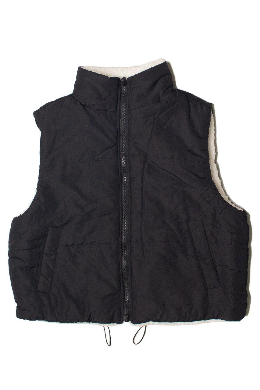 Reversible Sherpa Puffer Vest Product Image