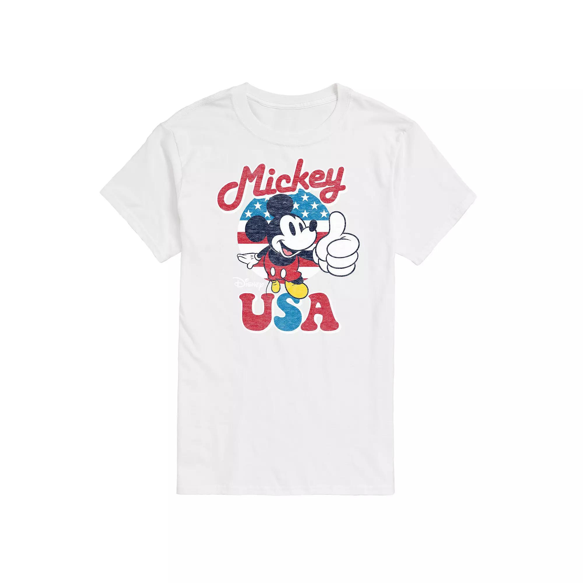 Disney's Mickey Mouse Men's USA Americana Graphic Tee,  Product Image