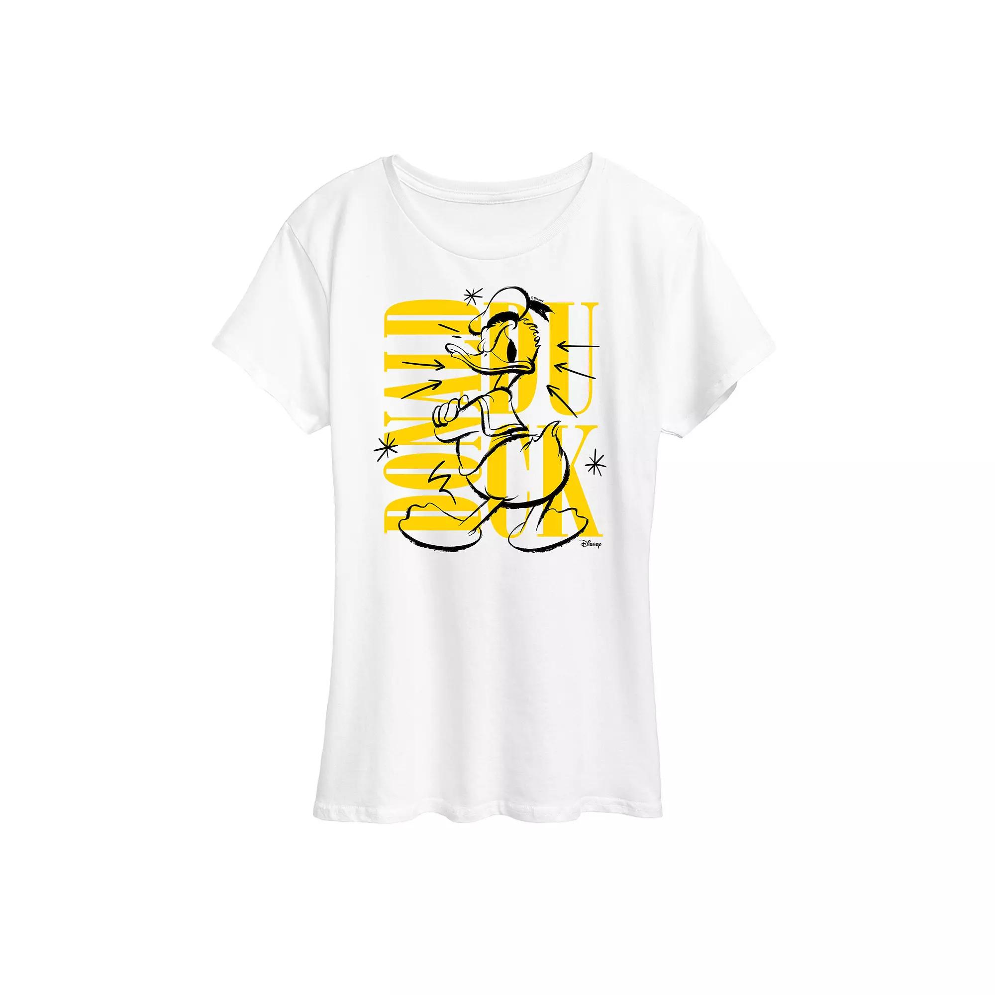 Disney's Donald Duck Women's Street Wear Graphic Tee,  Product Image