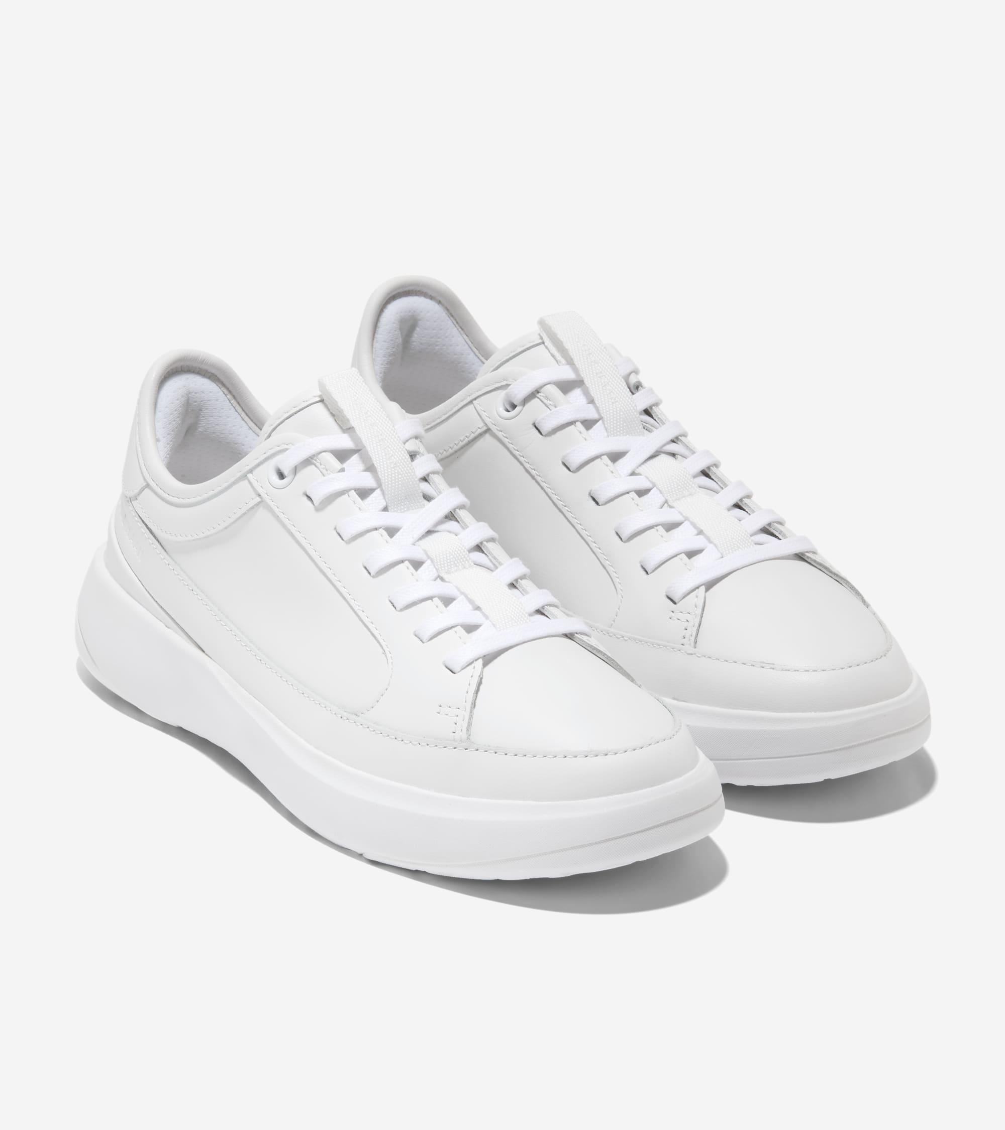 Women's GrandPrø All-Day Court Sneakers in White | Cole Haan Product Image