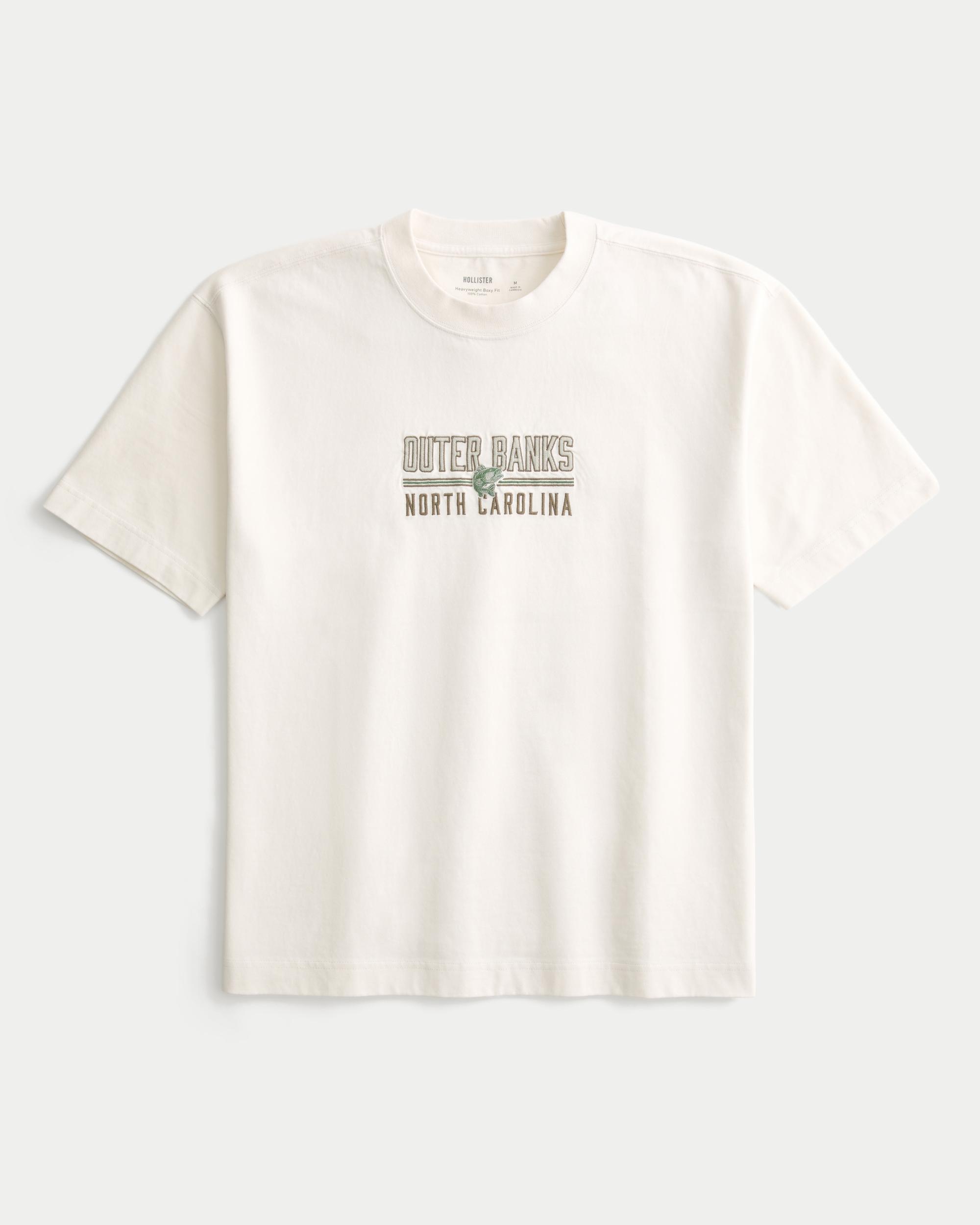 Boxy Heavyweight Outer Banks Graphic Tee Product Image