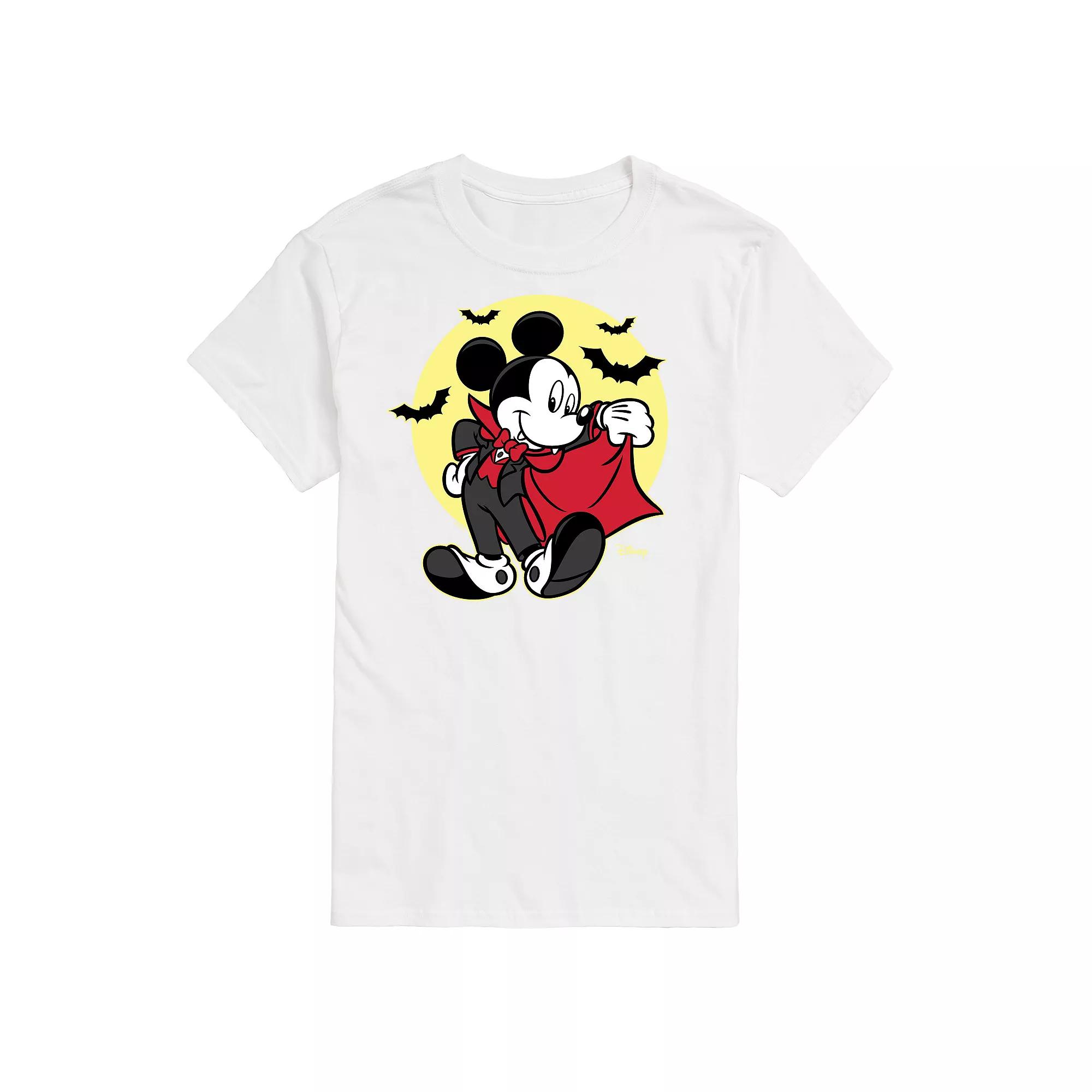 Disney's Mickey Mouse & Friends Big & Tall Mickey Vampire Graphic Tee, Men's,  Product Image