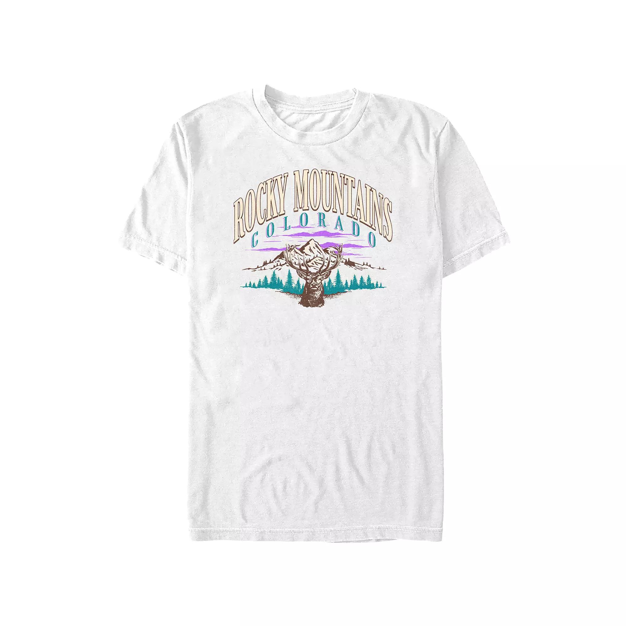 Big & Tall Rockey Mountains Colorado Graphic Tee, Men's,  Product Image