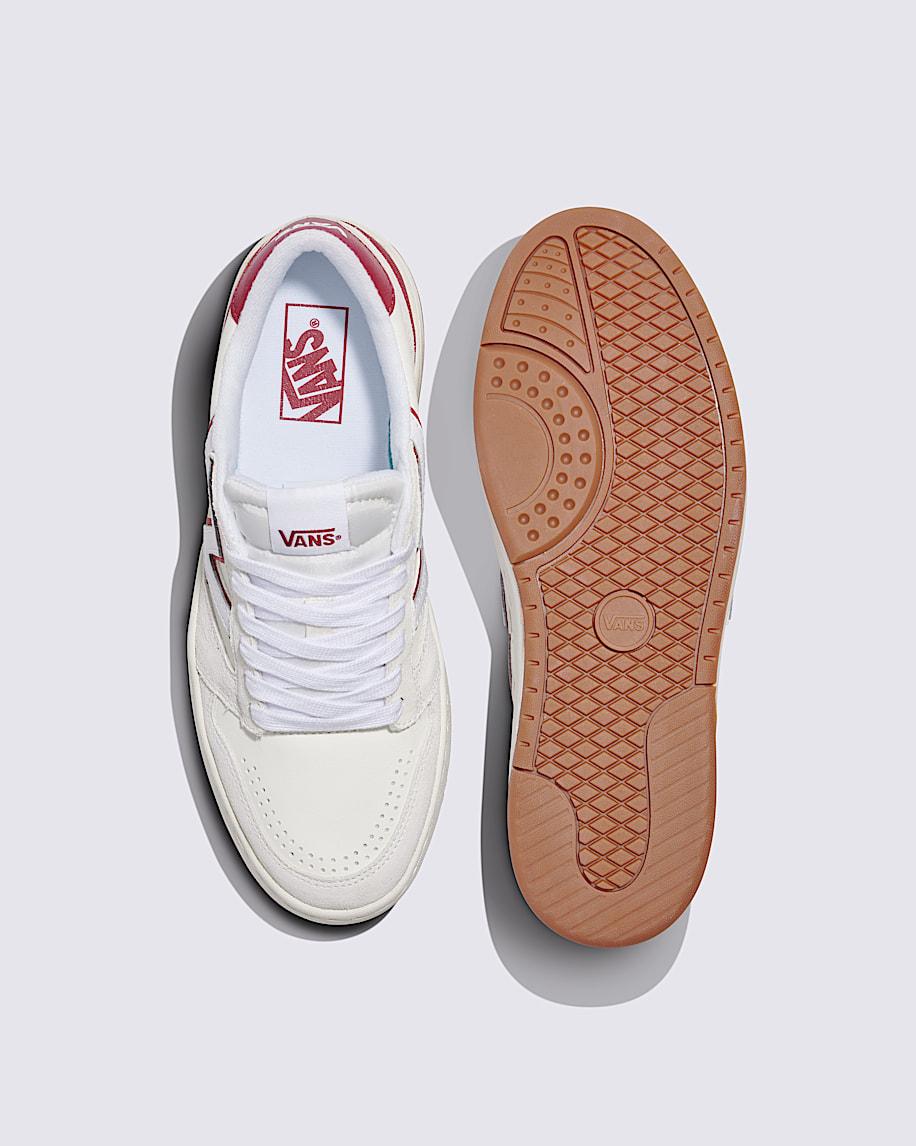 Lowland 2.0 Shoe in White / Red| Vans US Product Image
