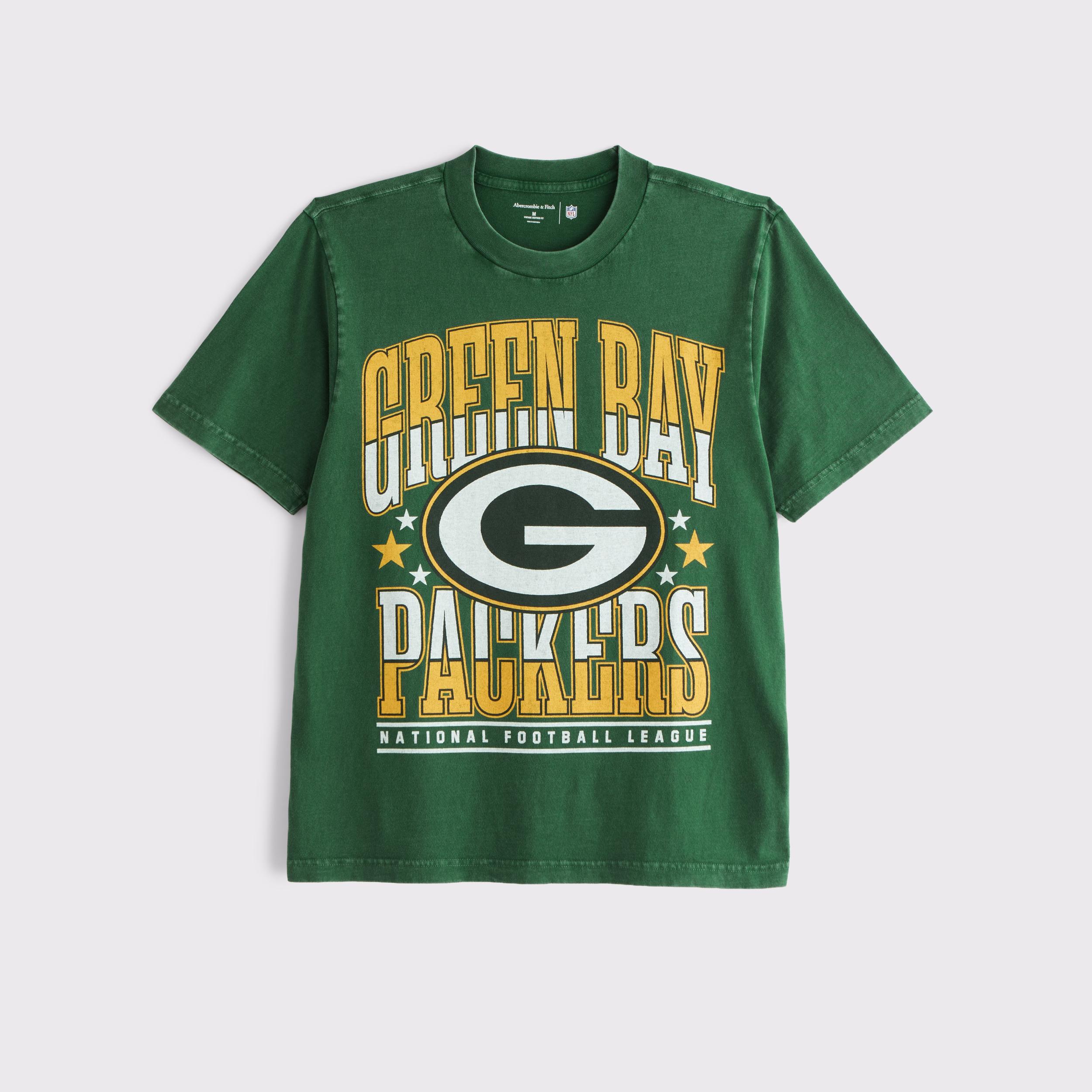 Green Bay Packers Vintage-Inspired Graphic Tee Product Image