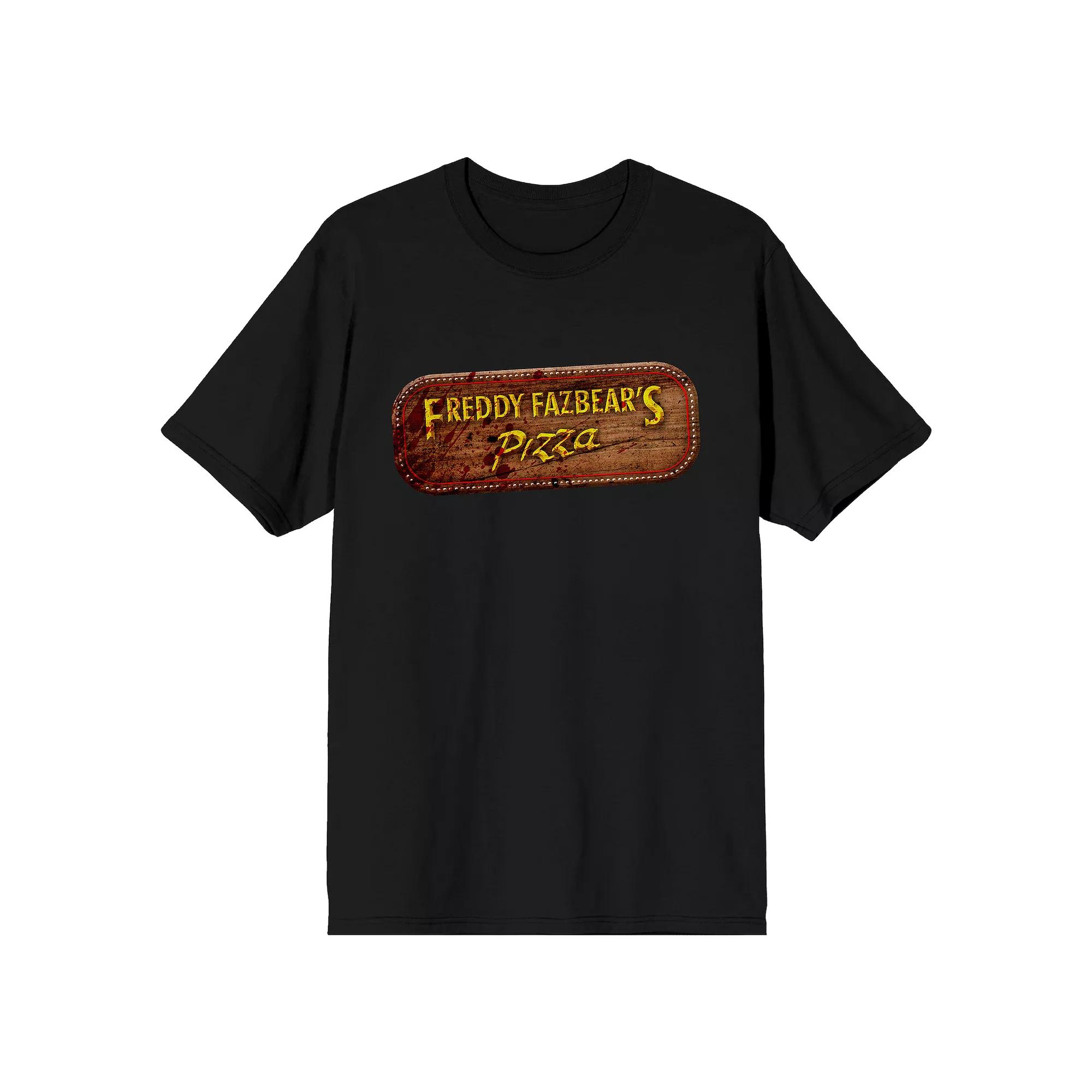 Men's Five Nights At Freddy's Fazbear's Pizza Sign Graphic Tee,  Product Image