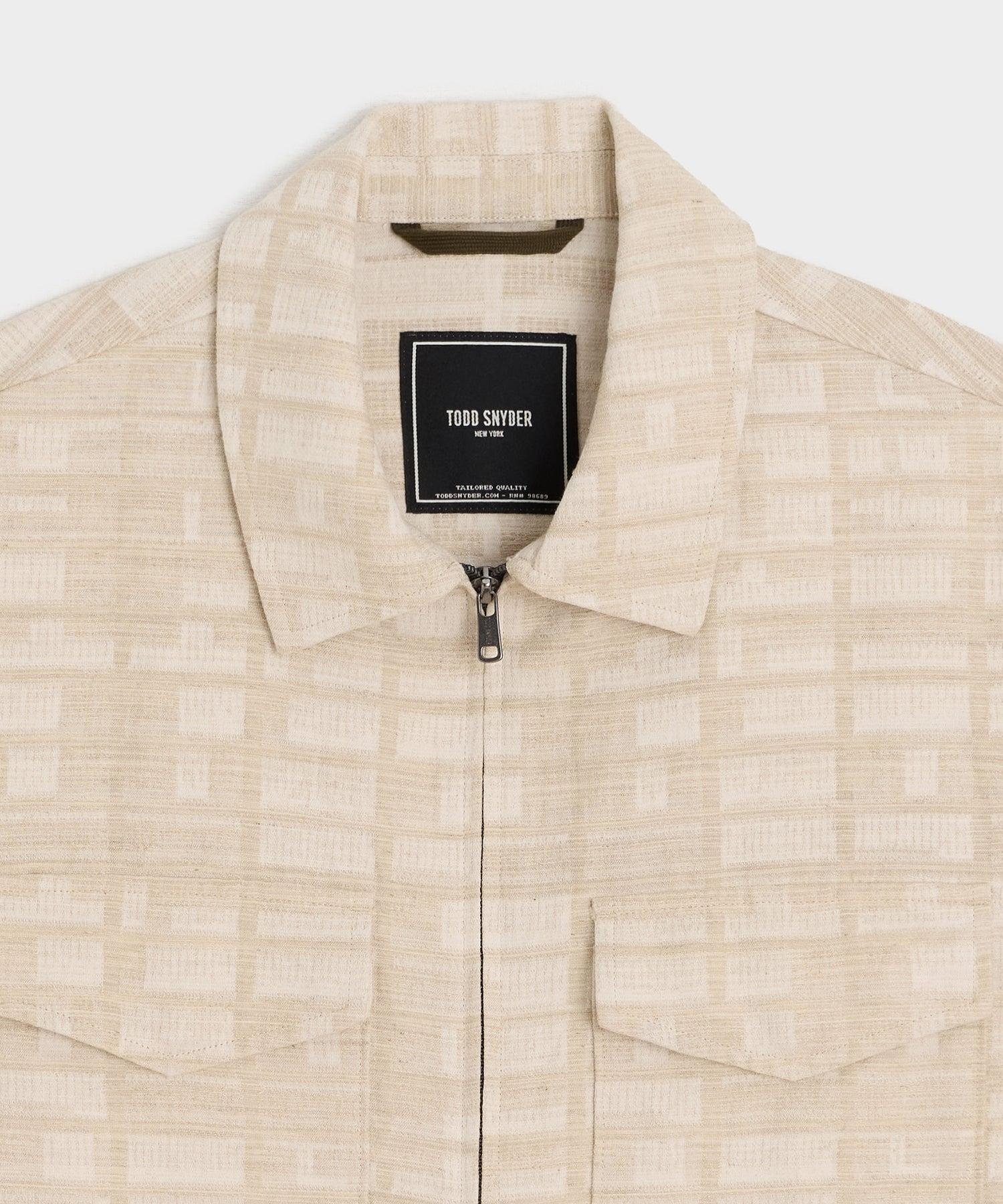 Textured Linen-Cotton Station Jacket Product Image