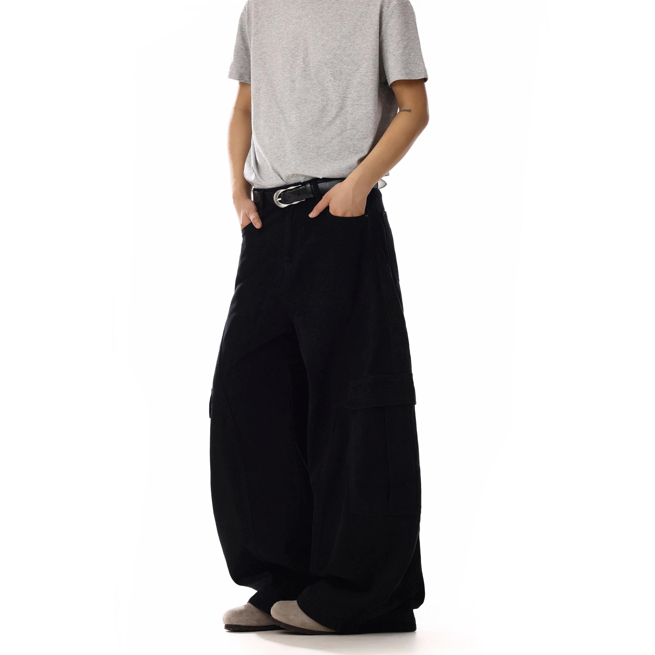 RT No. 18712 RECONSTRUCTED SCIMITAR CARGO PANTS Product Image