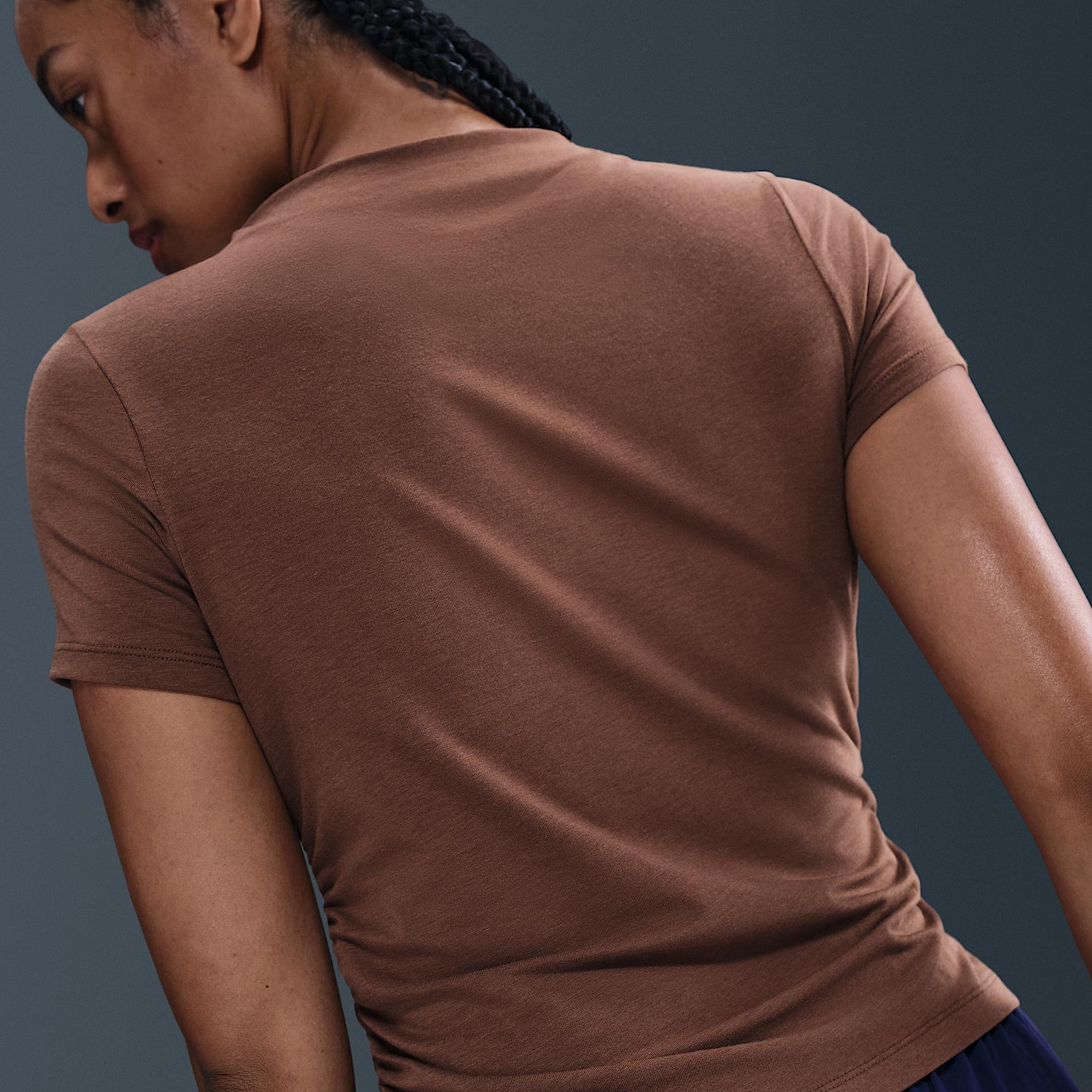 Womens Nike Sportswear Chill Knit Tight Short-Sleeve Mock-Neck Top | HV2401-265 Product Image