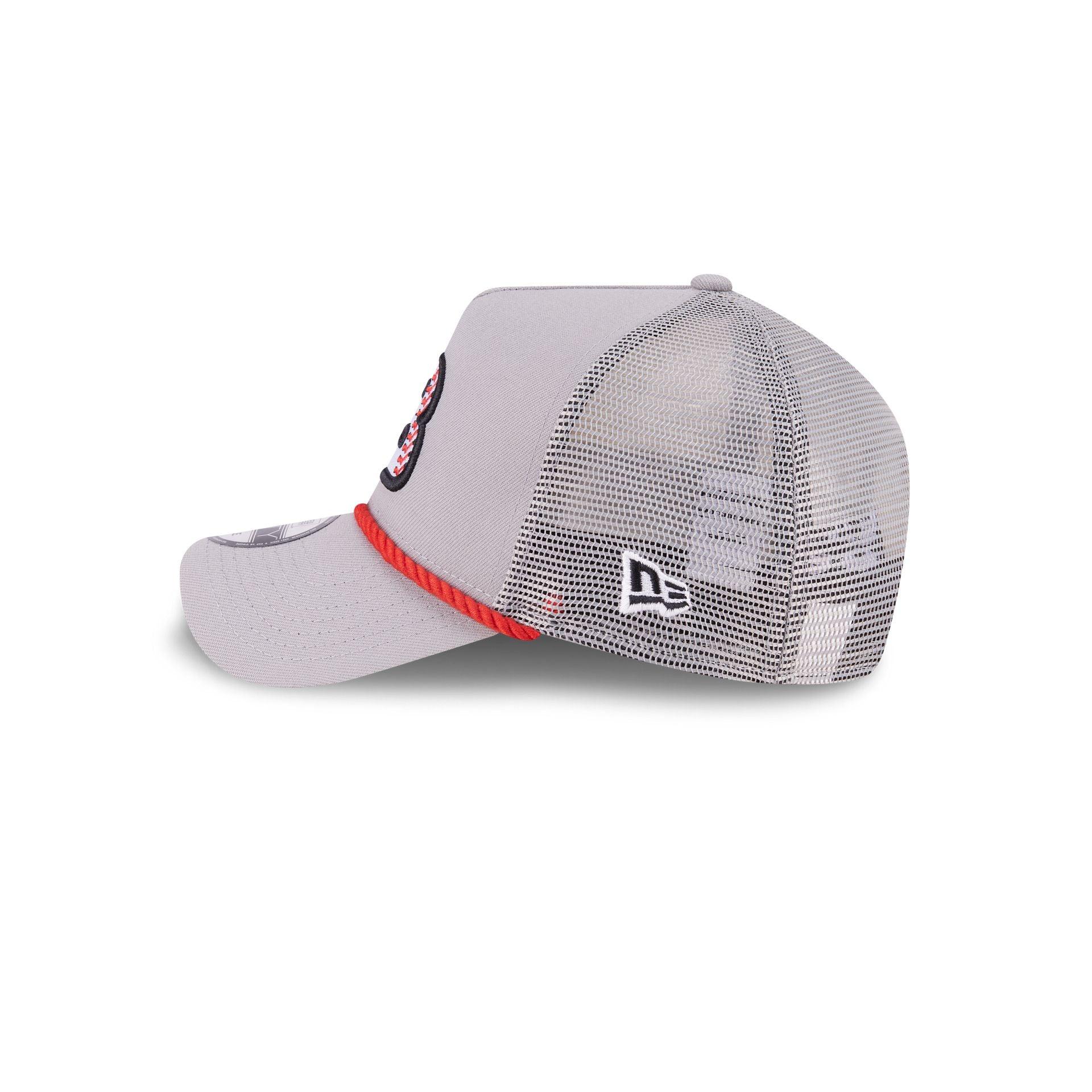 Dale Earnhardt Jr. x Budweiser Gray 9FORTY A-Frame Trucker Hat Male Product Image