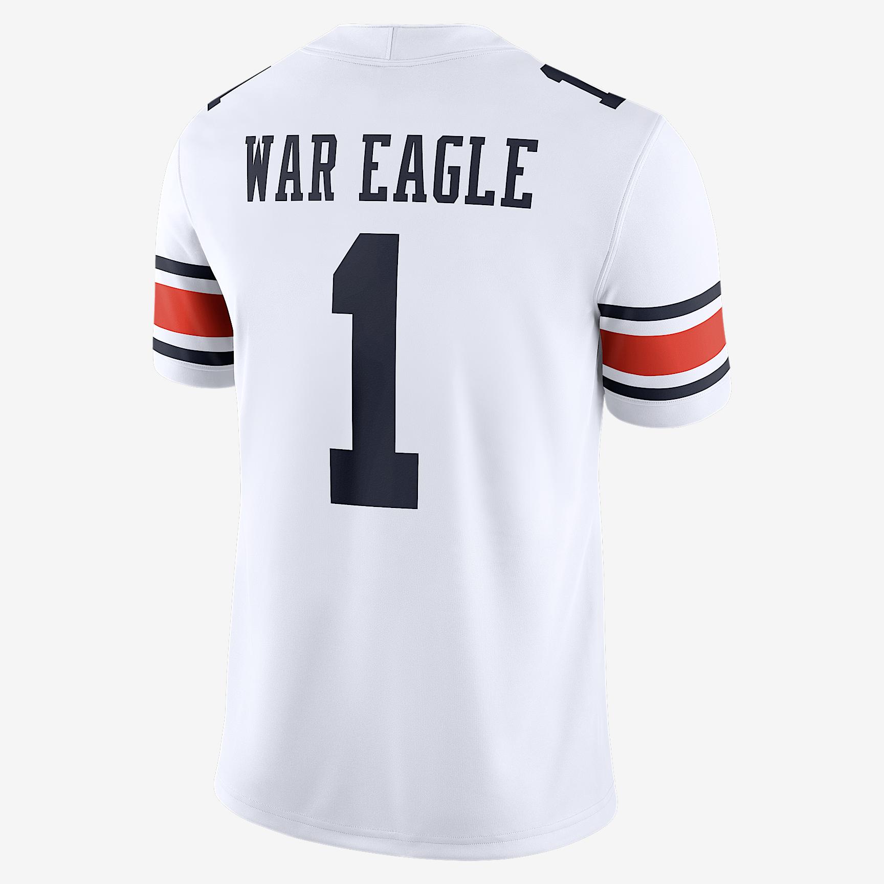 Auburn Mens Nike Mens Dri-FIT College Game Jersey | NC2F0EZYAUN-1RS Product Image