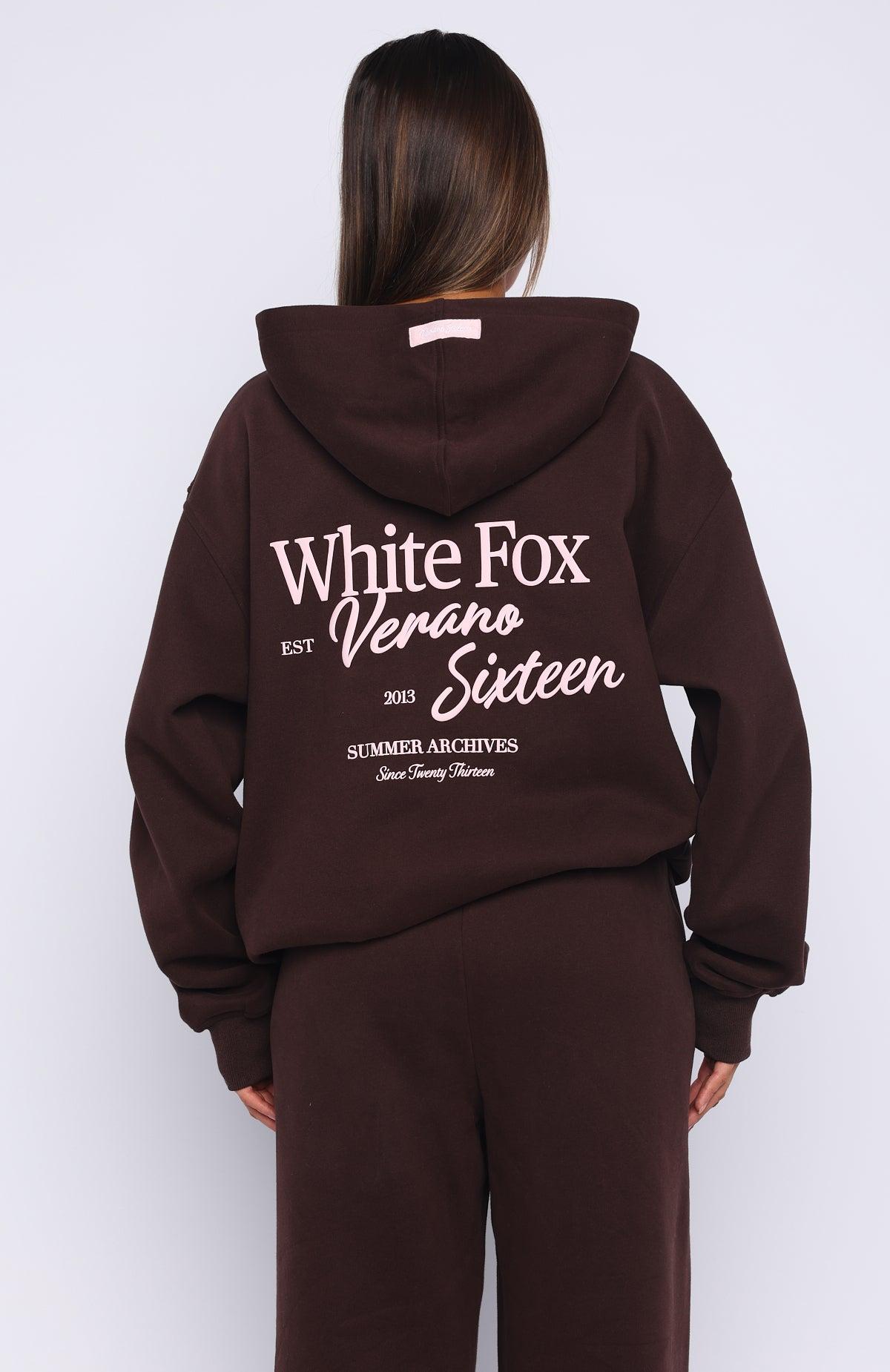 Verano Sixteen Lilia Oversized Hoodie Chocolate Product Image