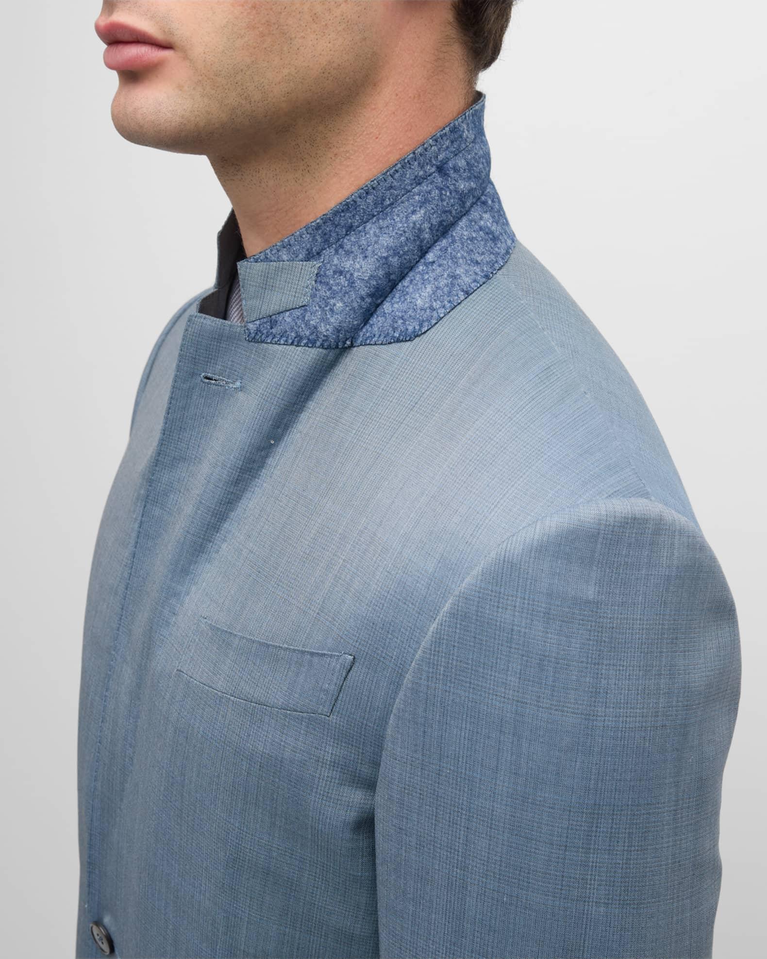 Men's Plaid Trofeo Wool Suit Product Image