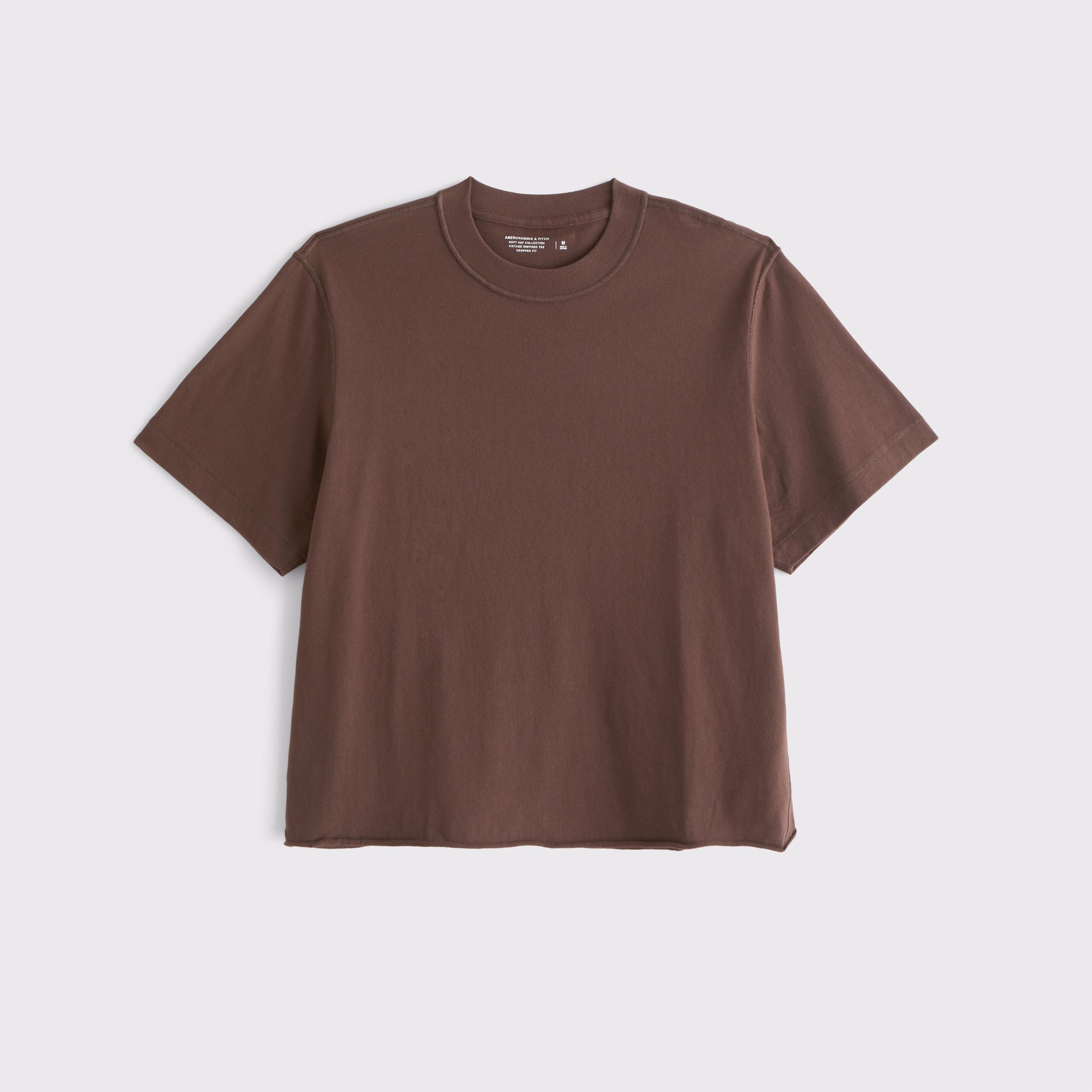 Vintage-Inspired Cropped Tee Product Image