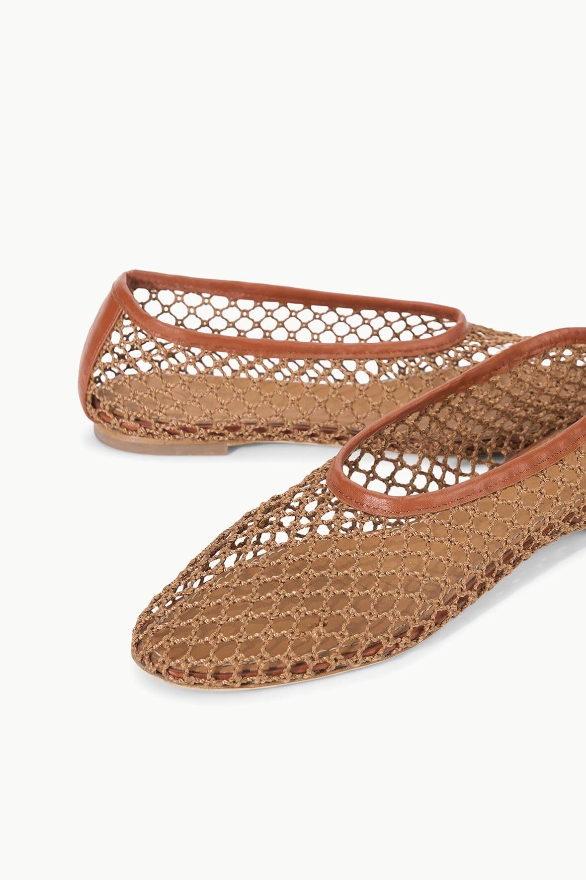 ALBA BALLET FLAT | TAN NETTING Product Image