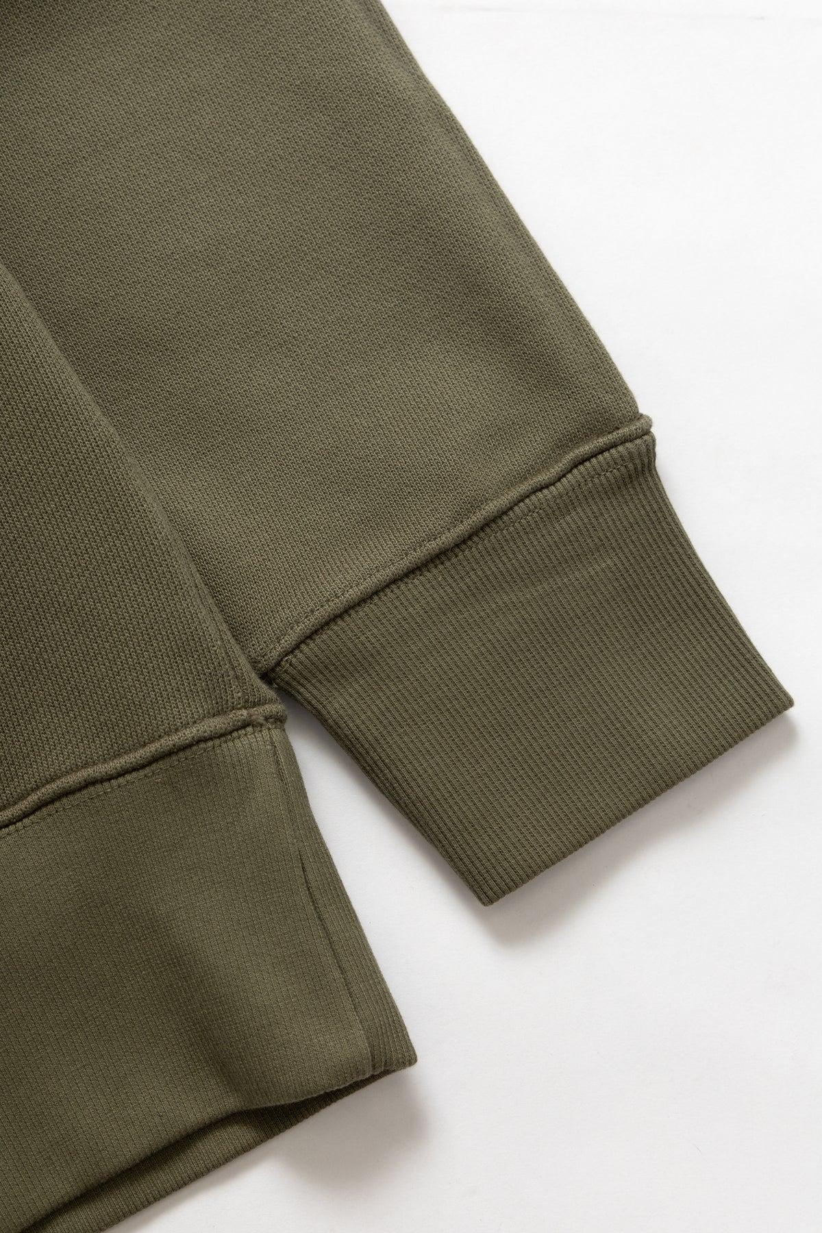Arch Logo Zip Hoodie - Olive Product Image