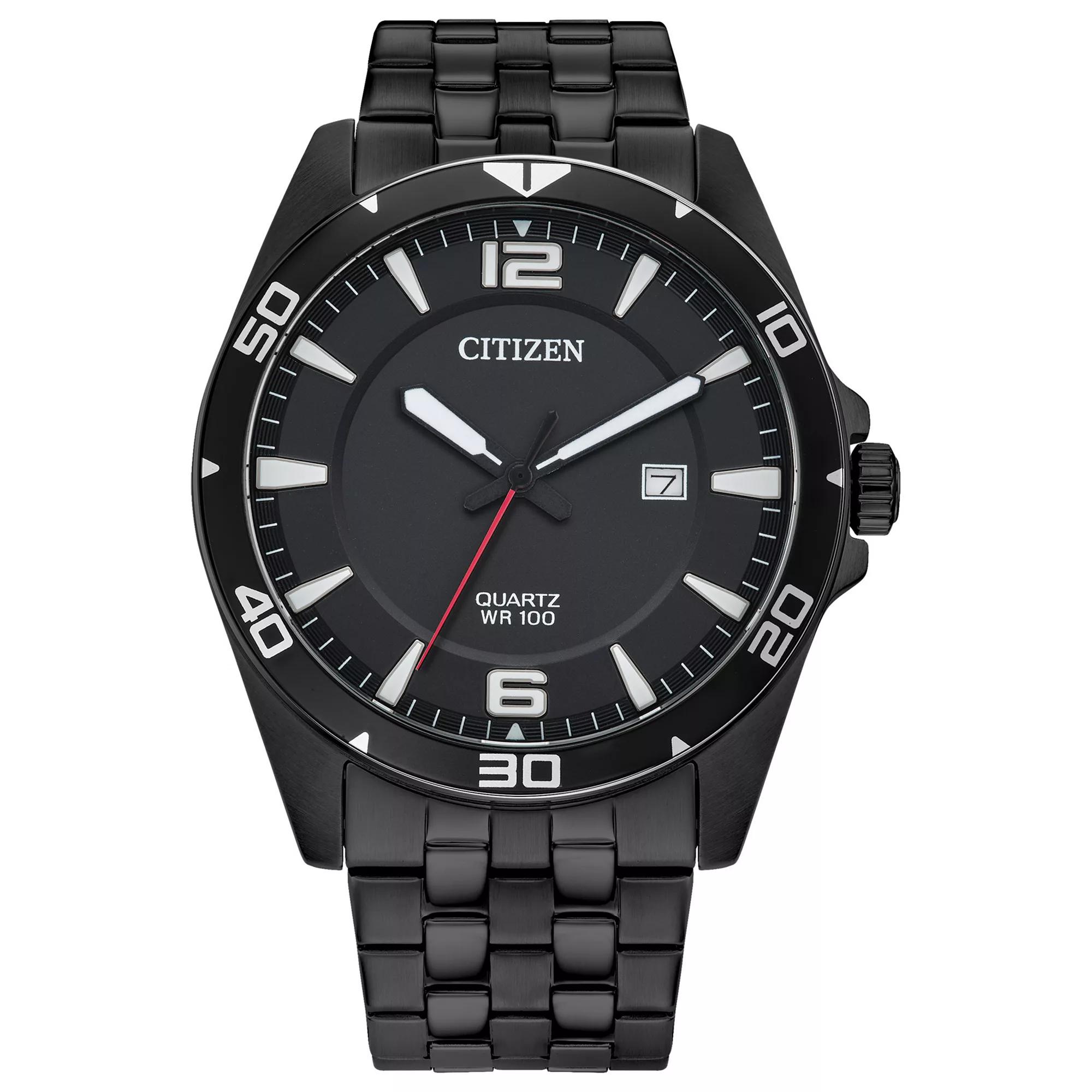 Citizen Men's Black Ion-Plated Stainless Steel Watch - BI5055-51E,  Product Image