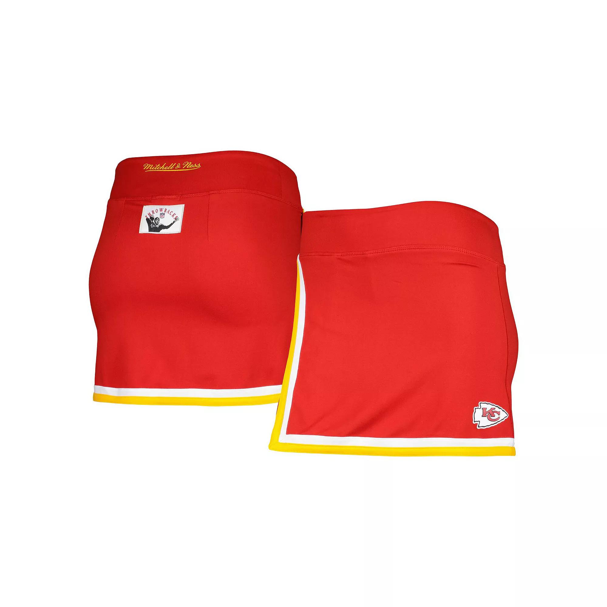 Women's Mitchell & Ness Red Kansas City Chiefs Skort,  Product Image