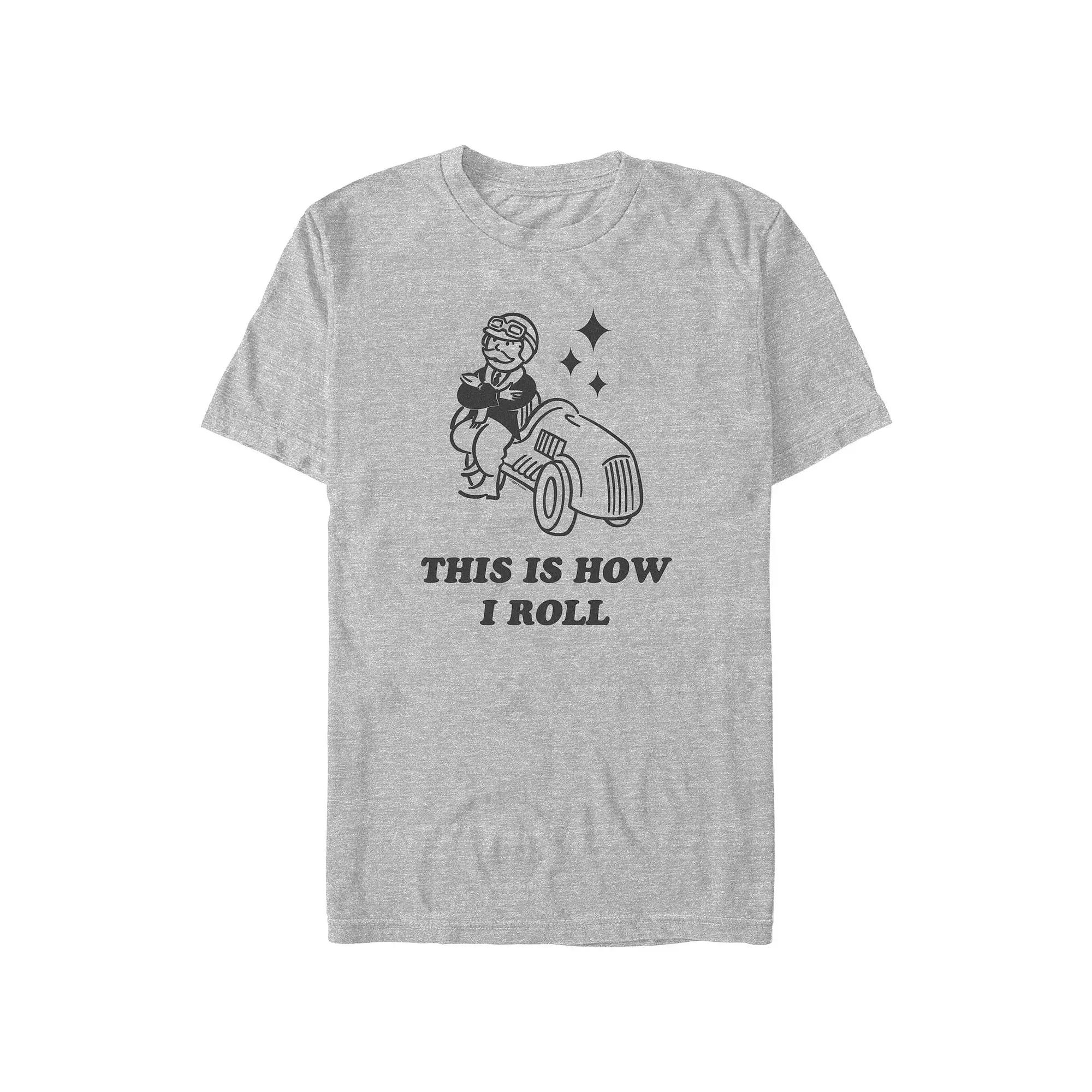 Big & Tall Monopoly This Is How I Roll Graphic Tee, Men's,  Product Image