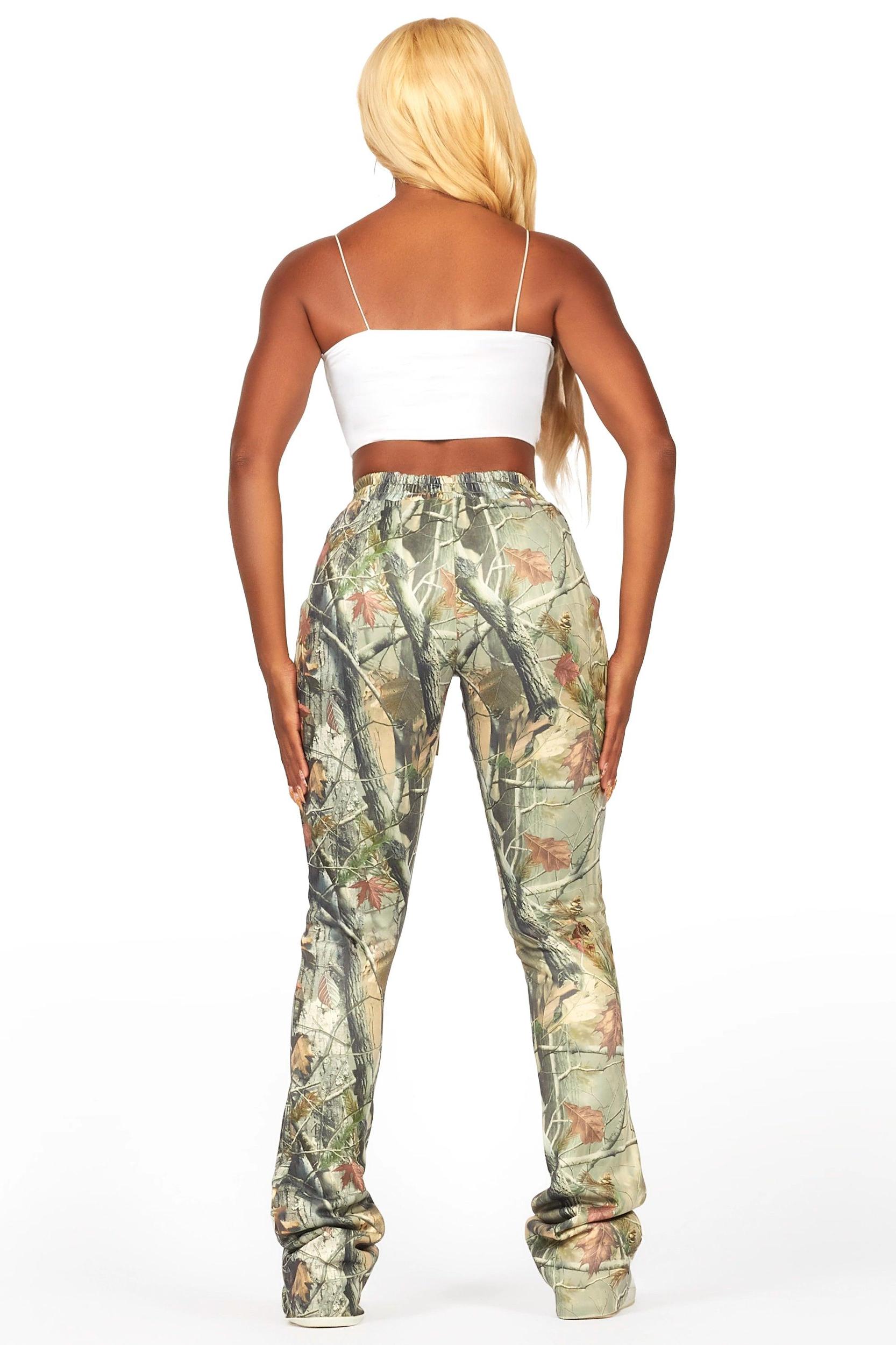 Blakely Tree Camo Super Stacked Pant Female Product Image