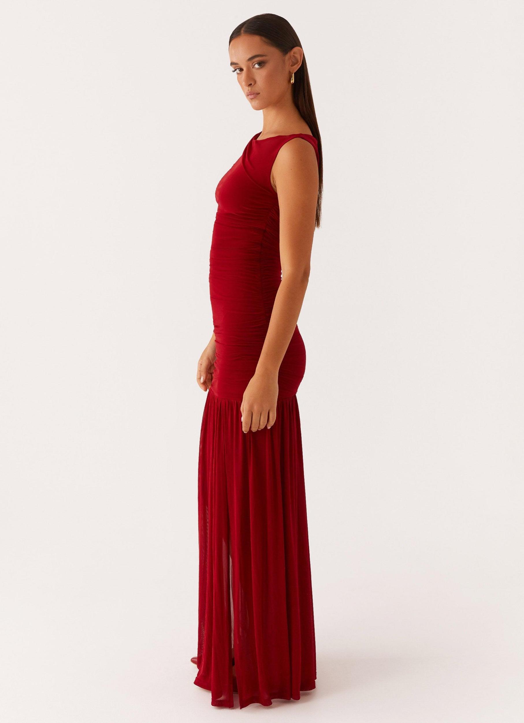 Manon Maxi Dress - Red Product Image