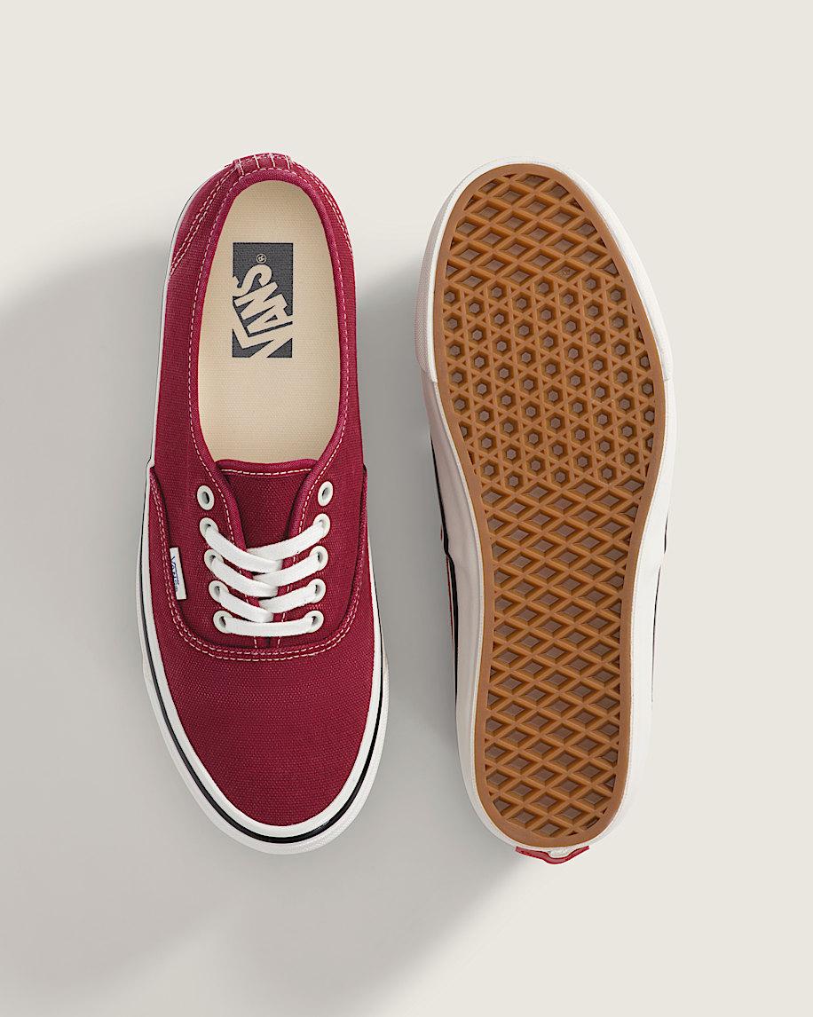 Premium Authentic Shoe in Bordeaux Red| Vans US Product Image