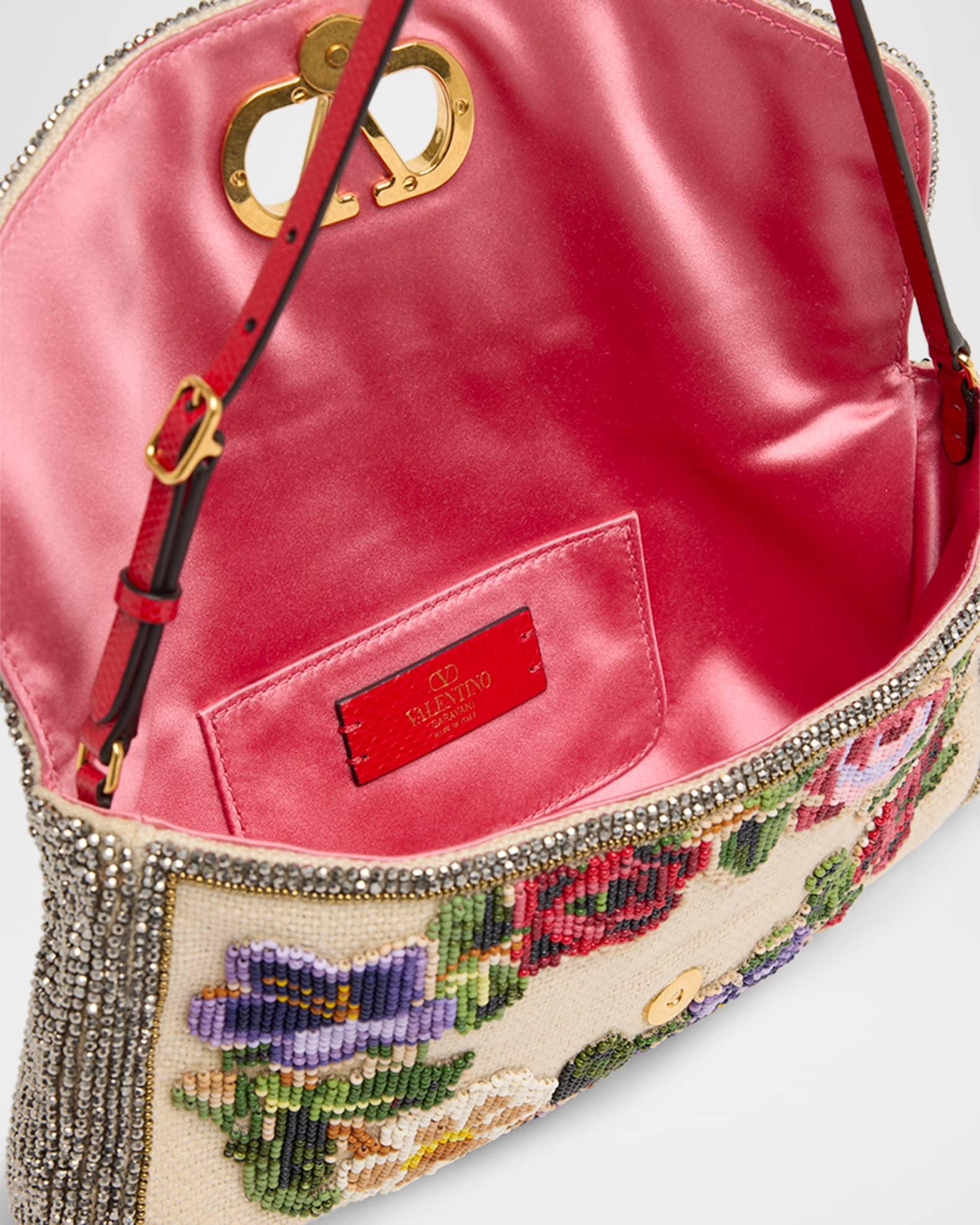 Vain Floral Beaded Clutch Bag Product Image