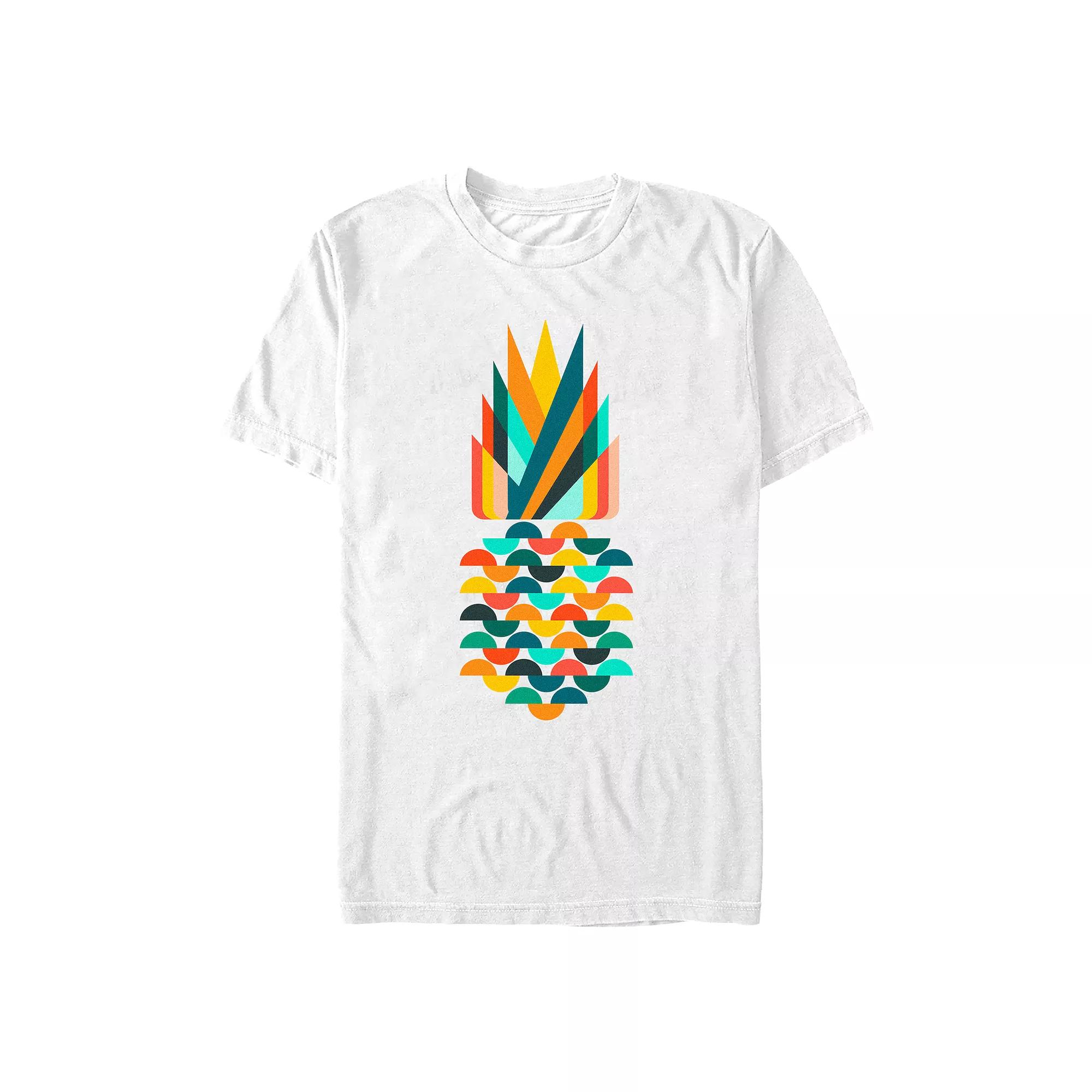 Big & Tall Geometric Pineapple Graphic Tee, Men's,  Product Image