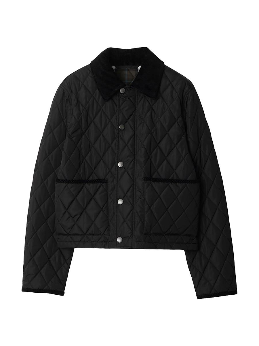 Womens Diamond Quilted Jacket Product Image