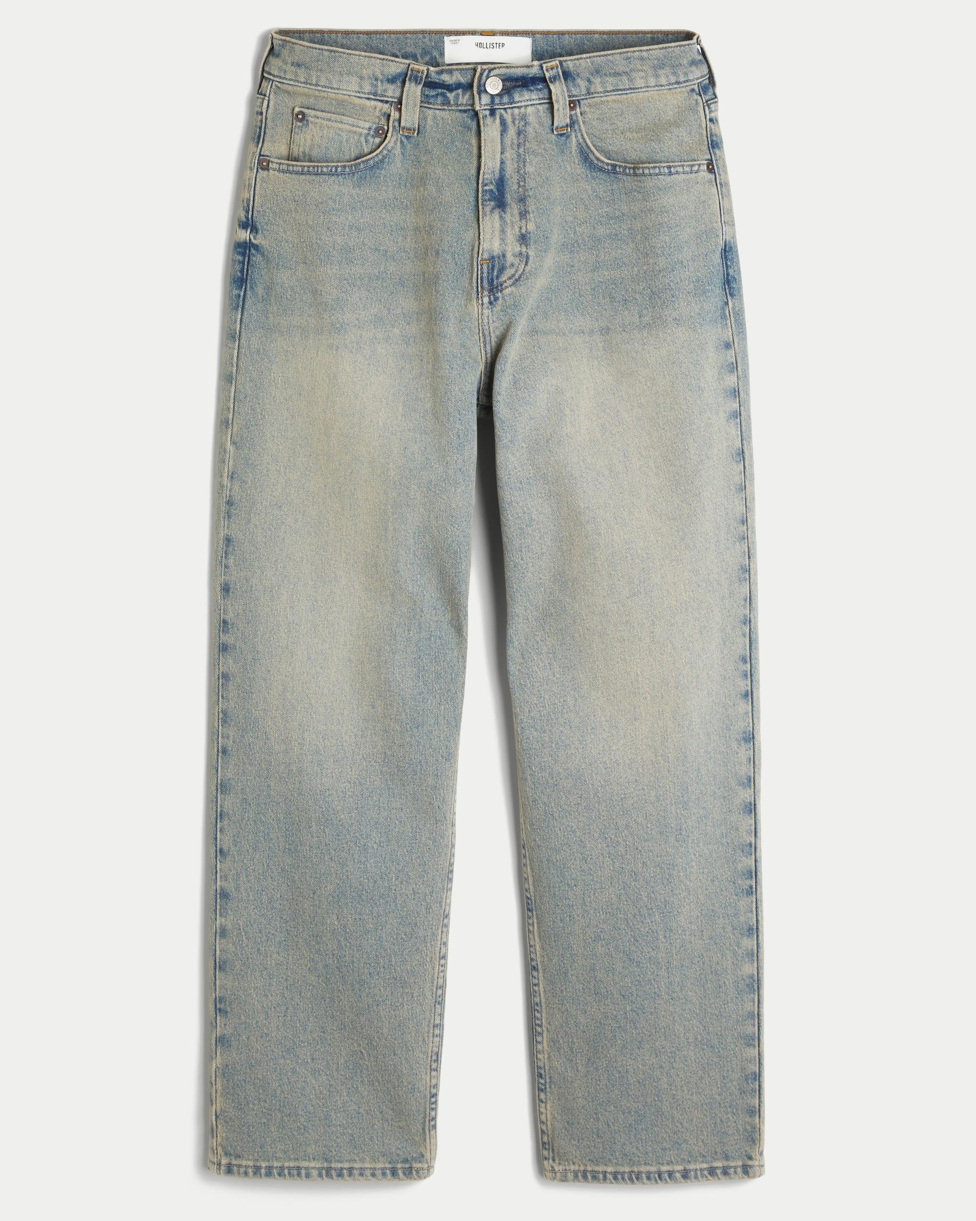 Light Wash Baggy Jeans Product Image