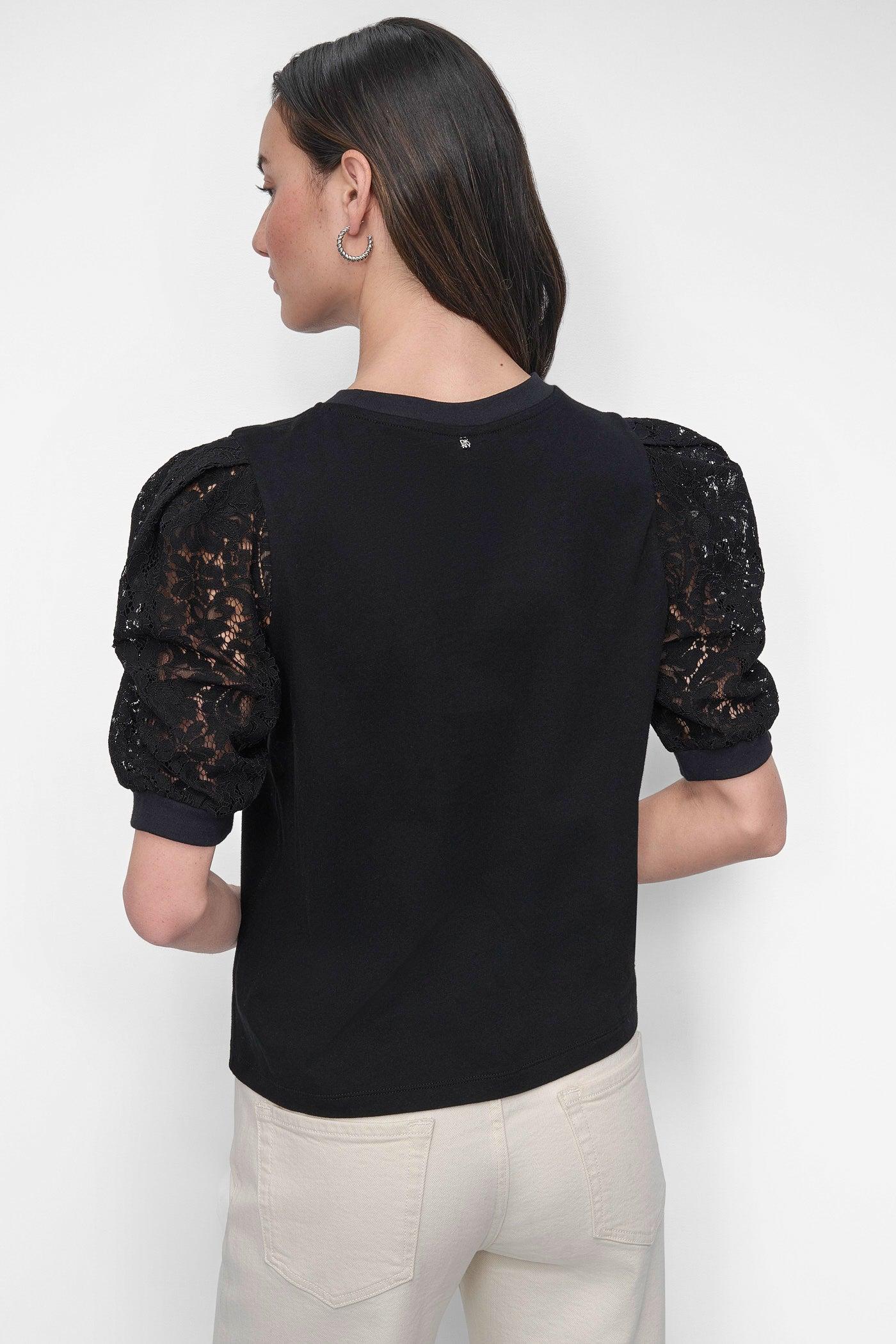 LACE-PANELED TEE Product Image