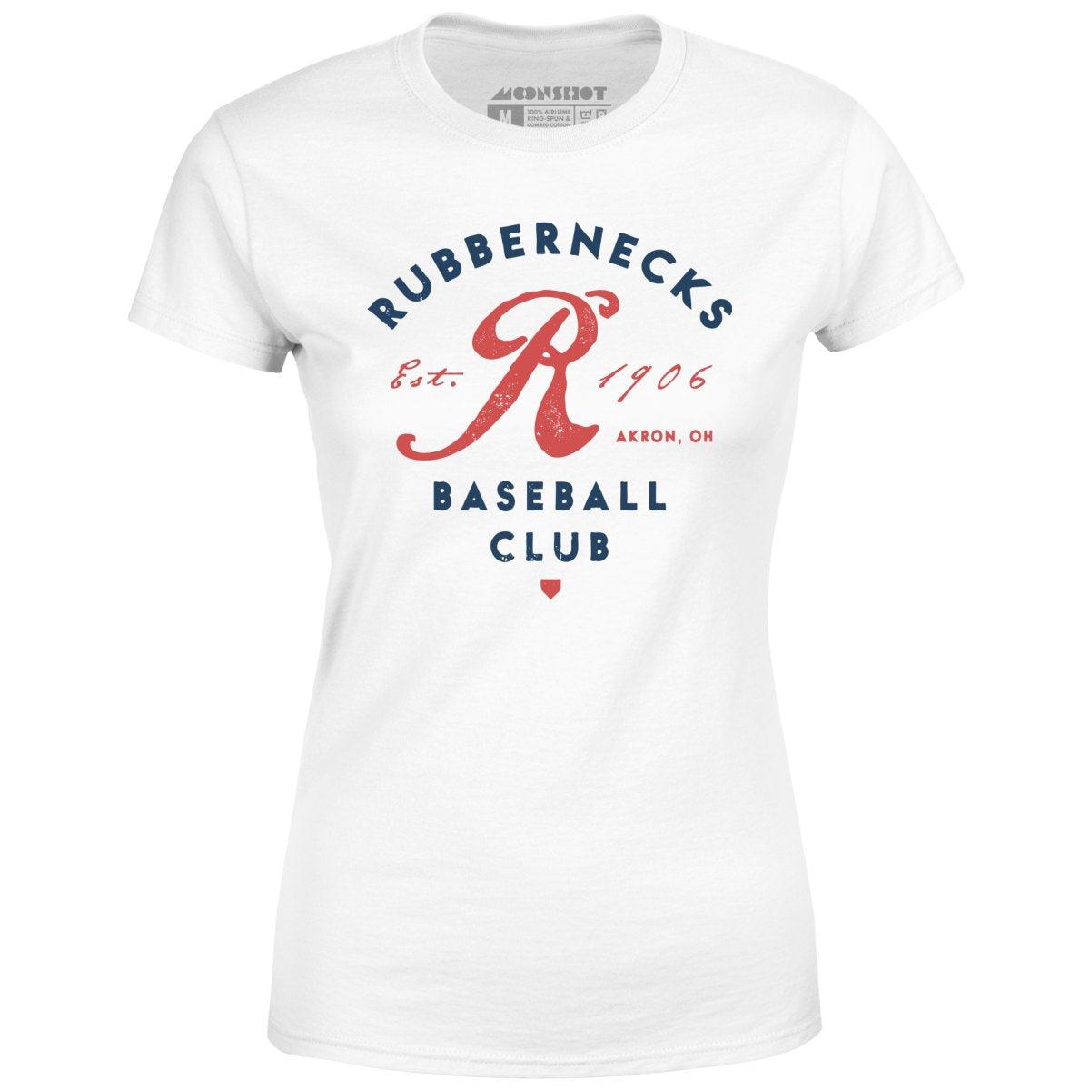 Akron Rubbernecks - Ohio - Vintage Defunct Baseball Teams - Women's T-Shirt Female Product Image