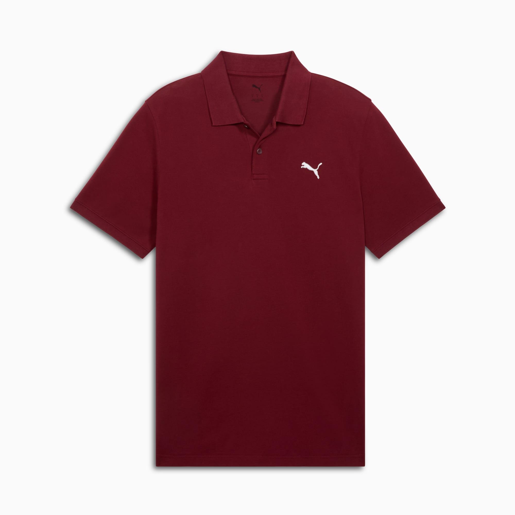 Essentials Small PUMA Logo Pique Polo US Men Product Image