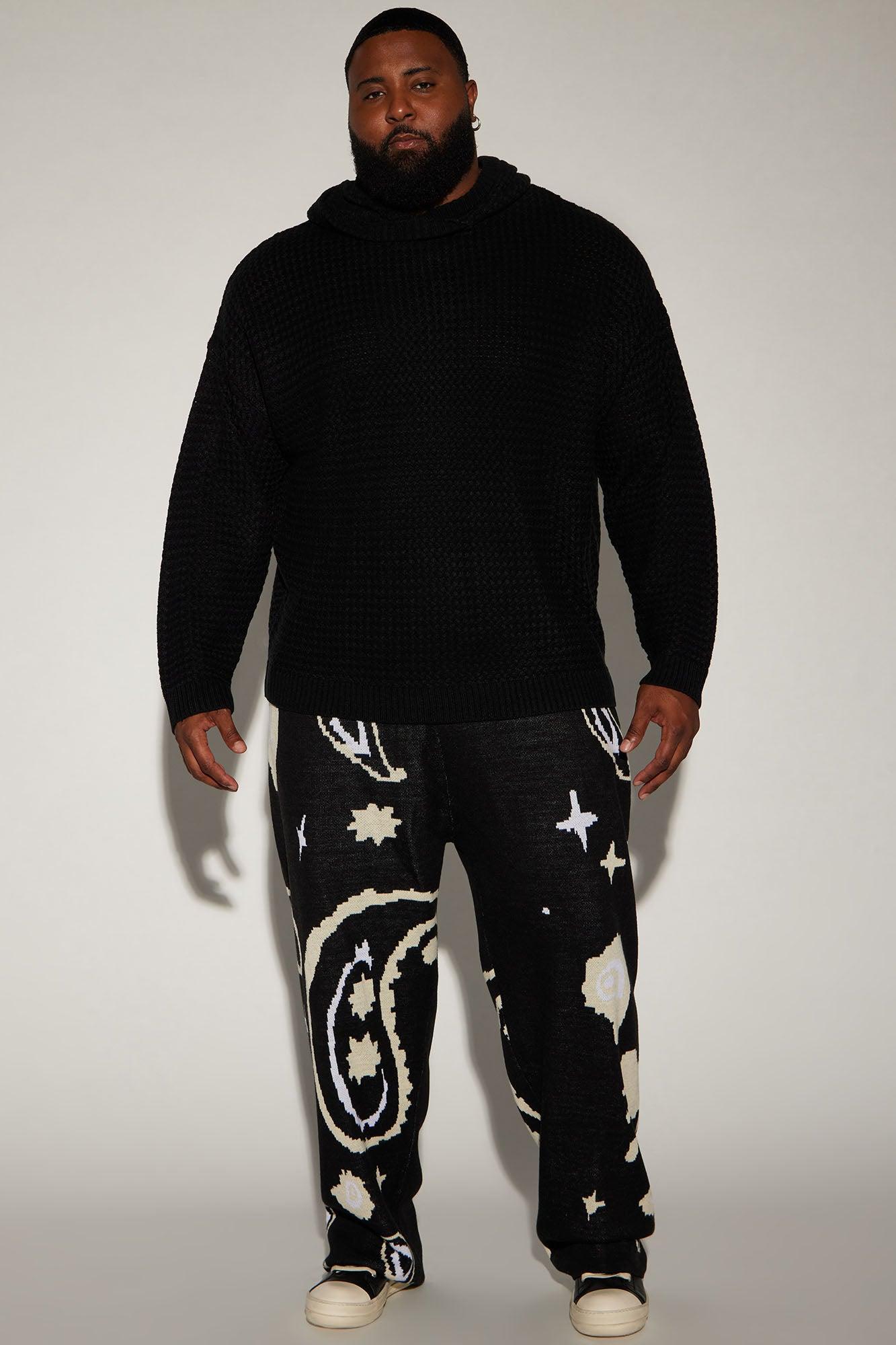 Easy Paisley Straight Pant - Black/combo Product Image