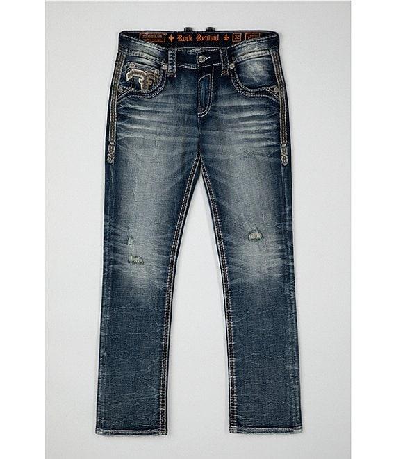 Rock Revival Xander Straight Leg Jeans Product Image