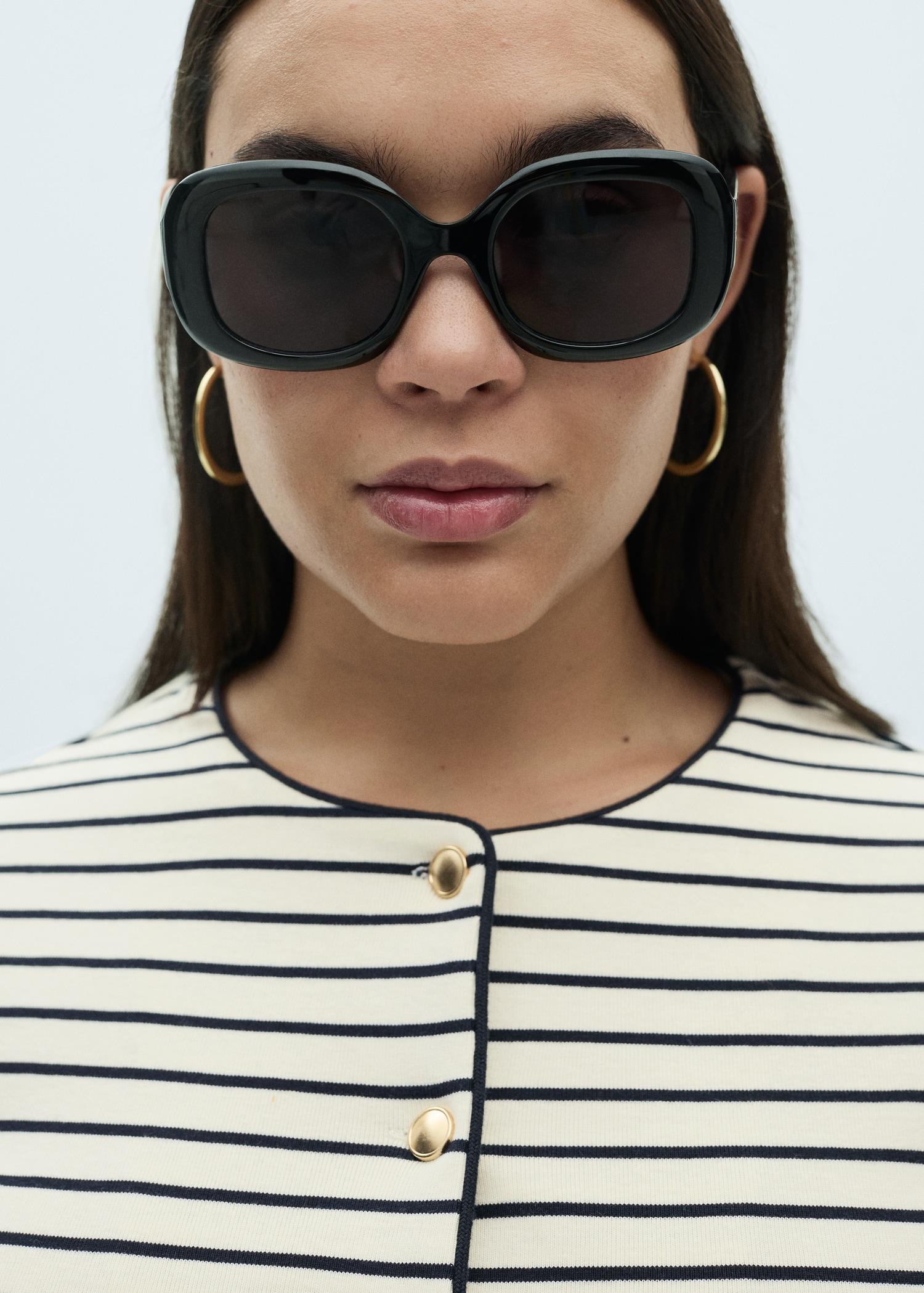 Stripped knit cardigan - Women | MANGO USA Product Image