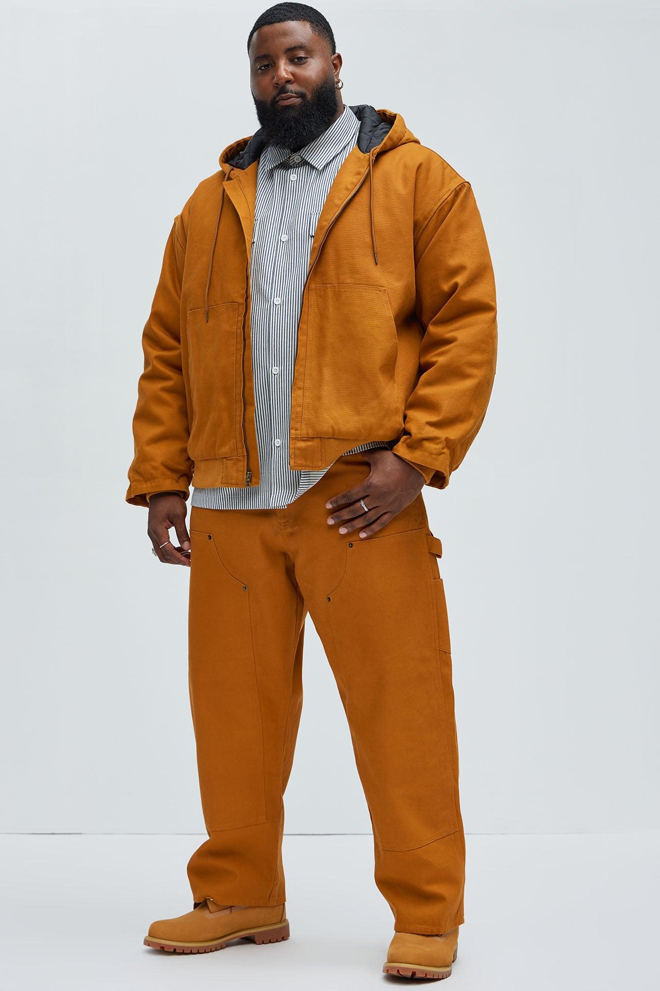 Alexander Utility Canvas Hooded Jacket - Tan Product Image