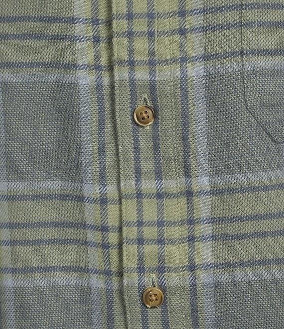 Rowm Long Sleeve Portuguese Flannel Medium Plaid Shirt Product Image