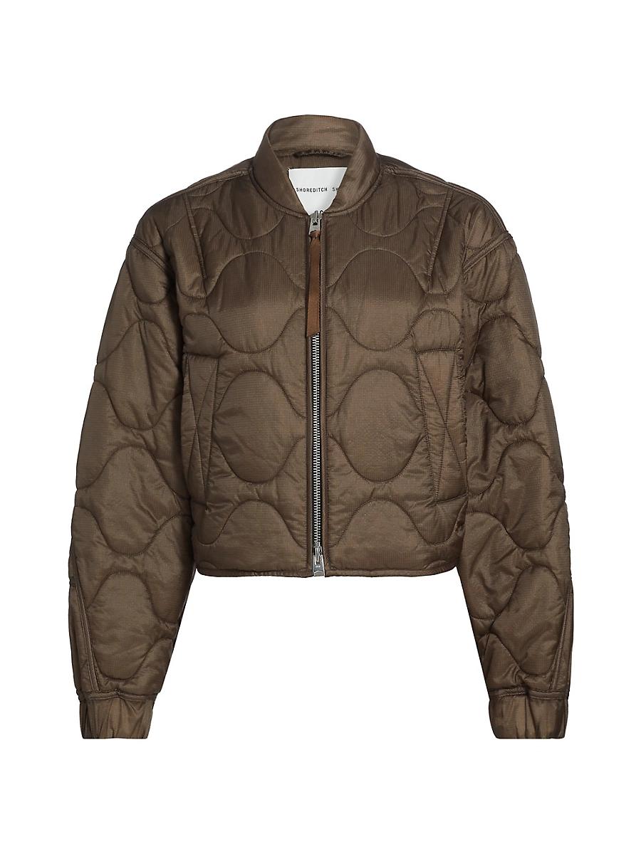 Agolde x Shoreditch Ski Club Iona Quilted Jacket Product Image