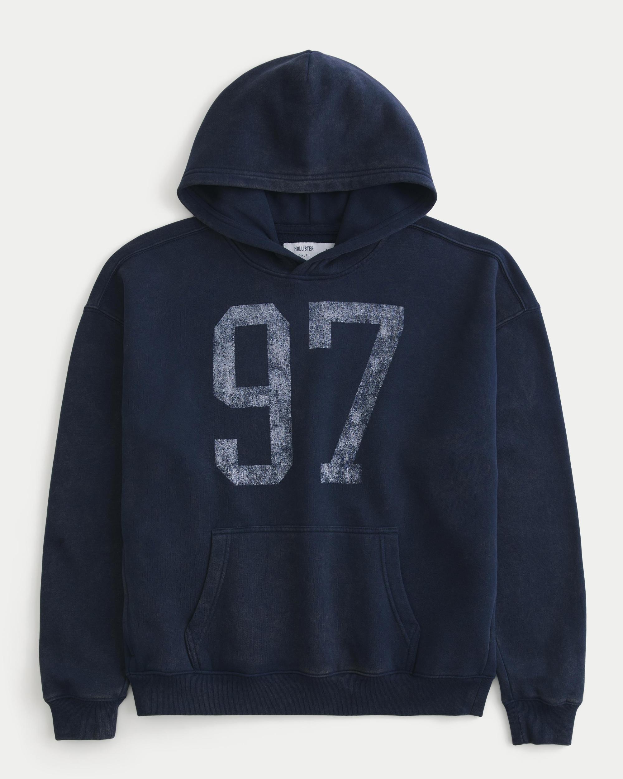 Boxy Washed Hoodie Product Image