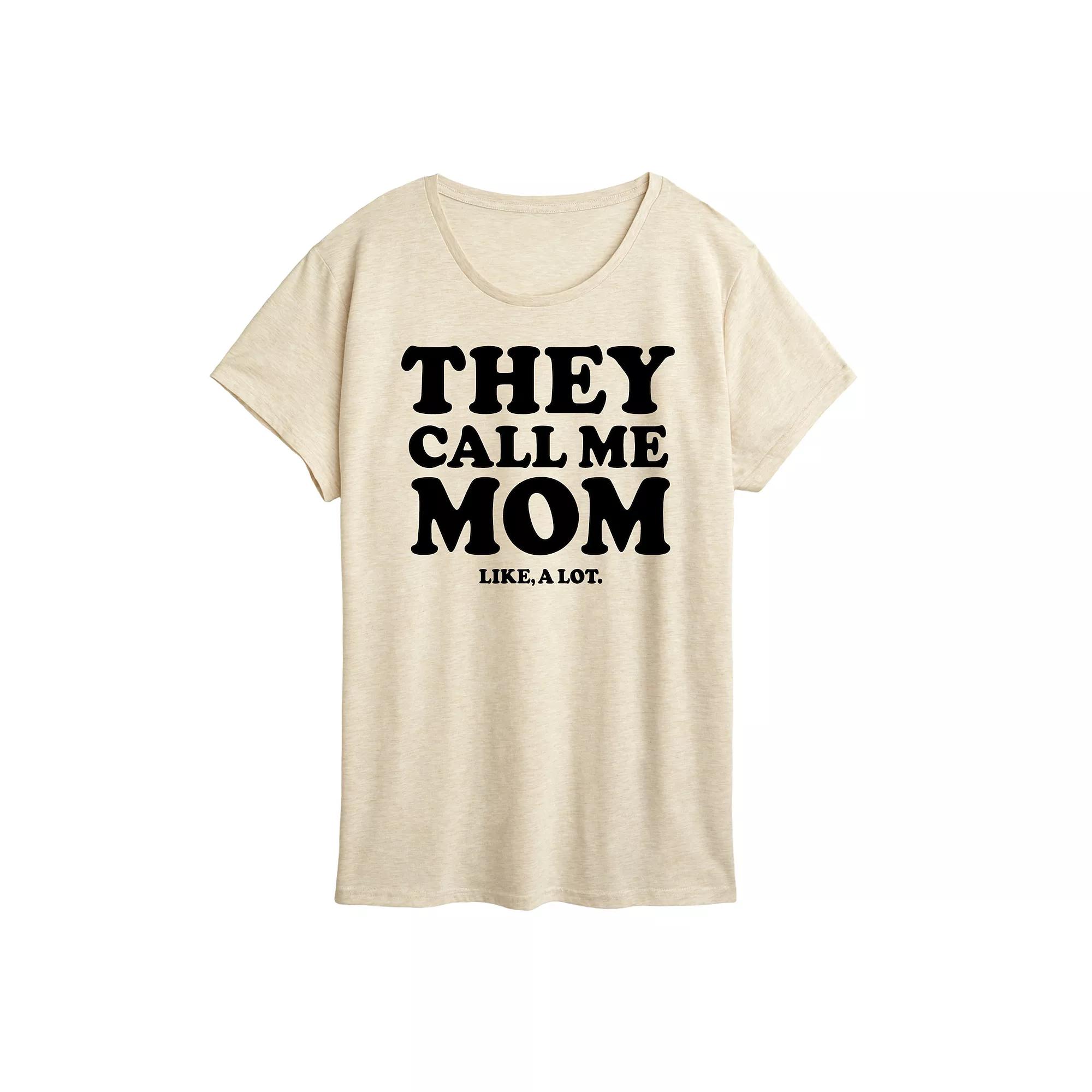 Women's Call Me Mom A Lot Graphic Tee,  Product Image