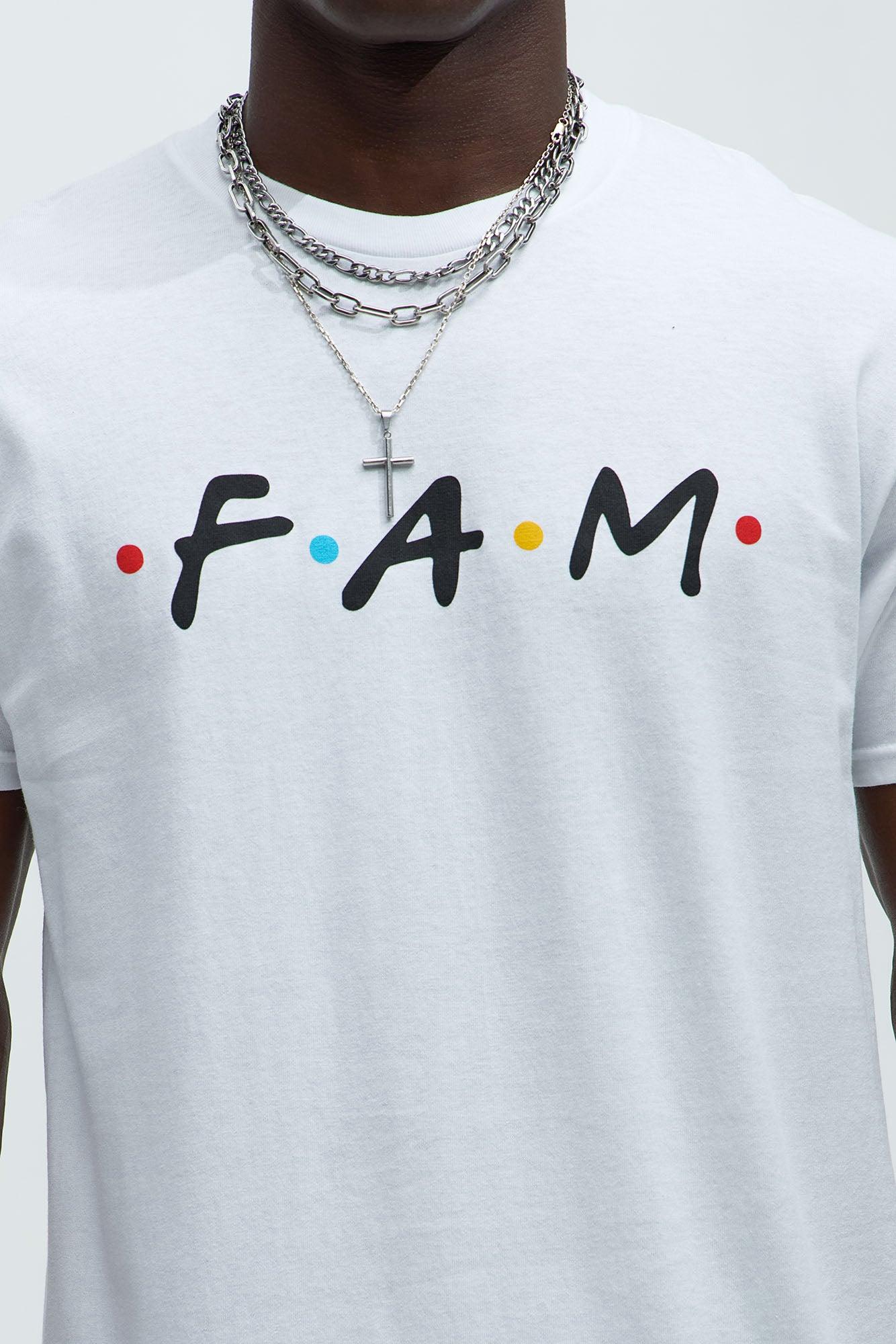 FAM Short Sleeve Tee - White Product Image