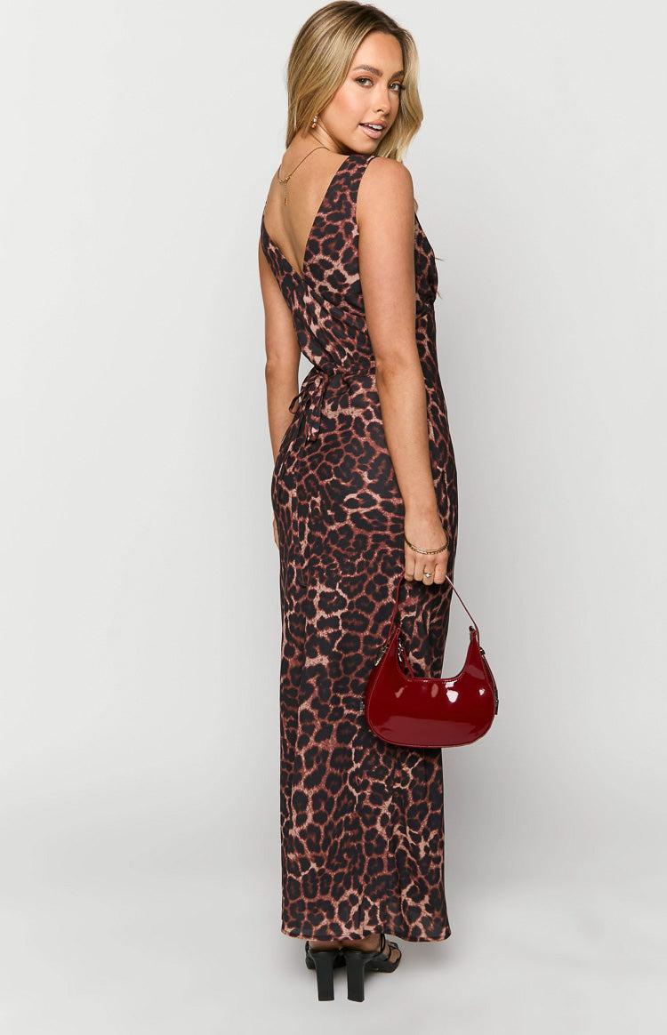 Verlaine Leopard Print Maxi Dress Girls Product Image