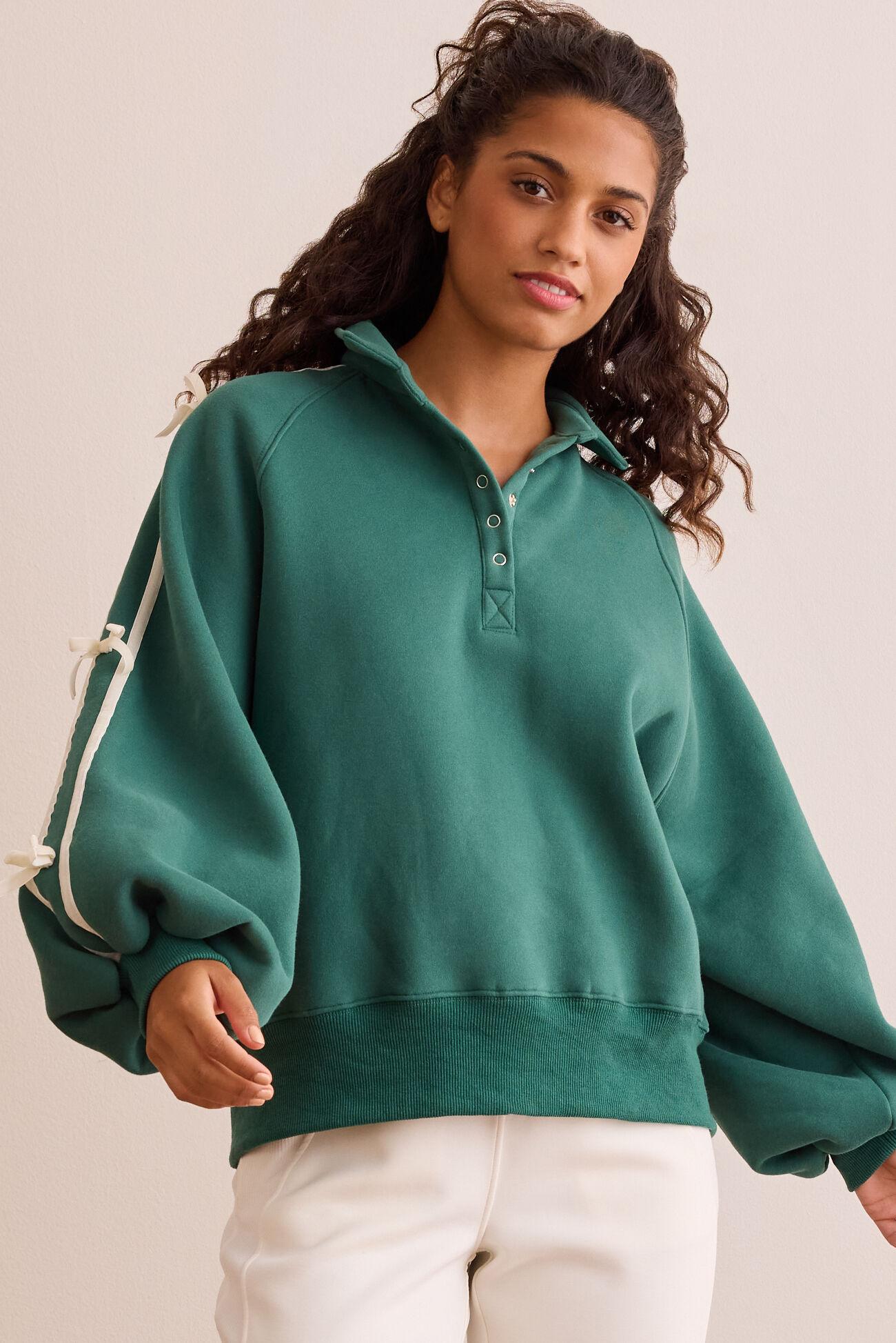 Side Barre Bow Pullover Product Image