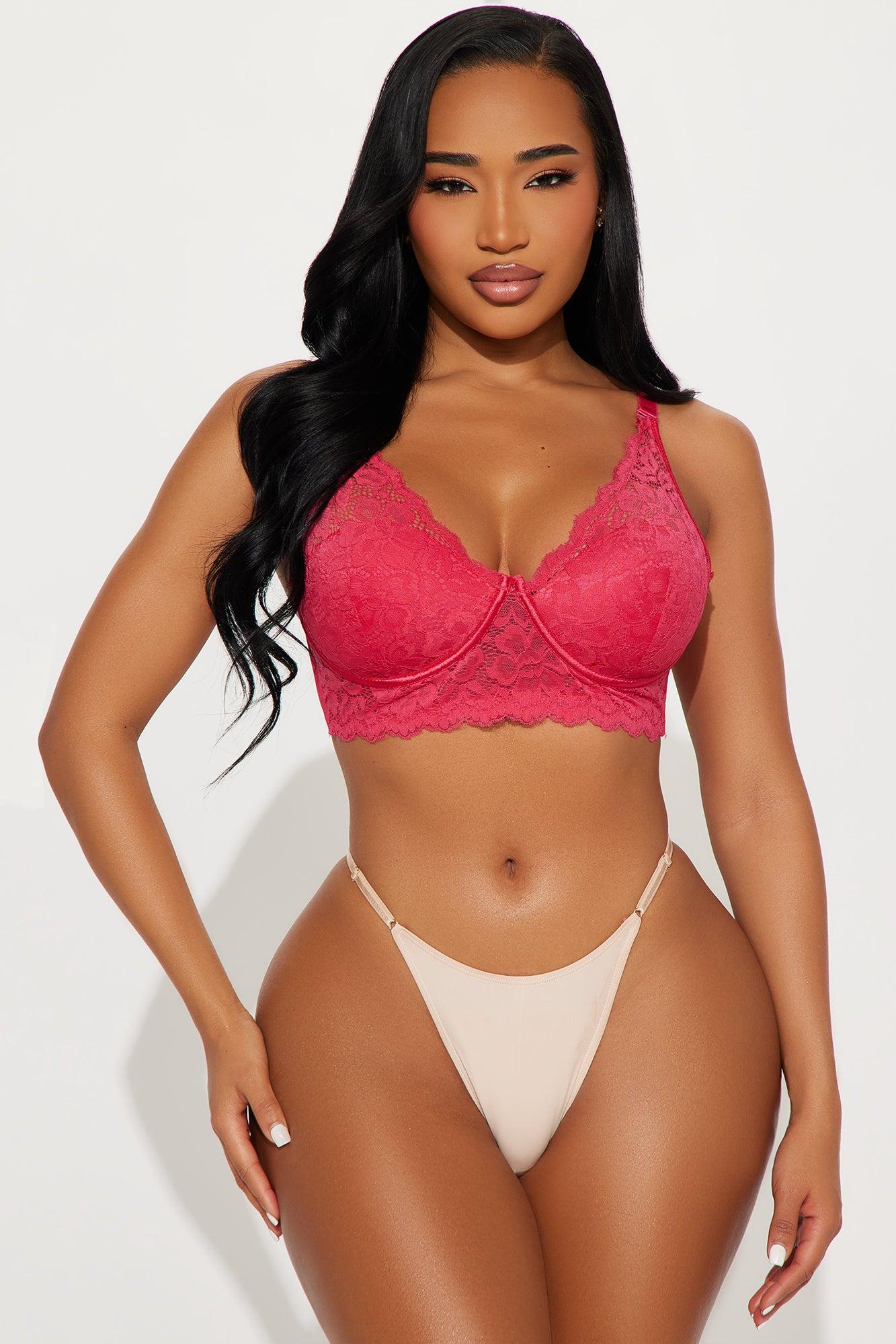 Always Essential Lace Wireless Bra - Red Product Image