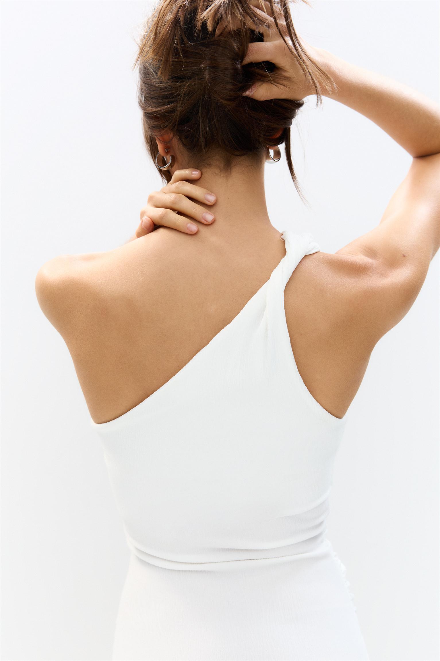 Asymmetric midi dress Product Image