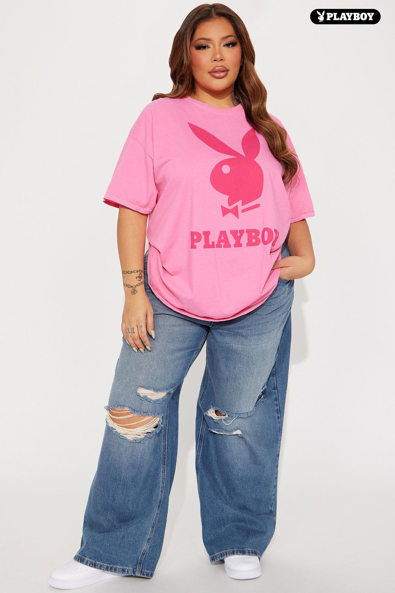 Iconic Playboy Bunny Tee - Hot Pink Product Image