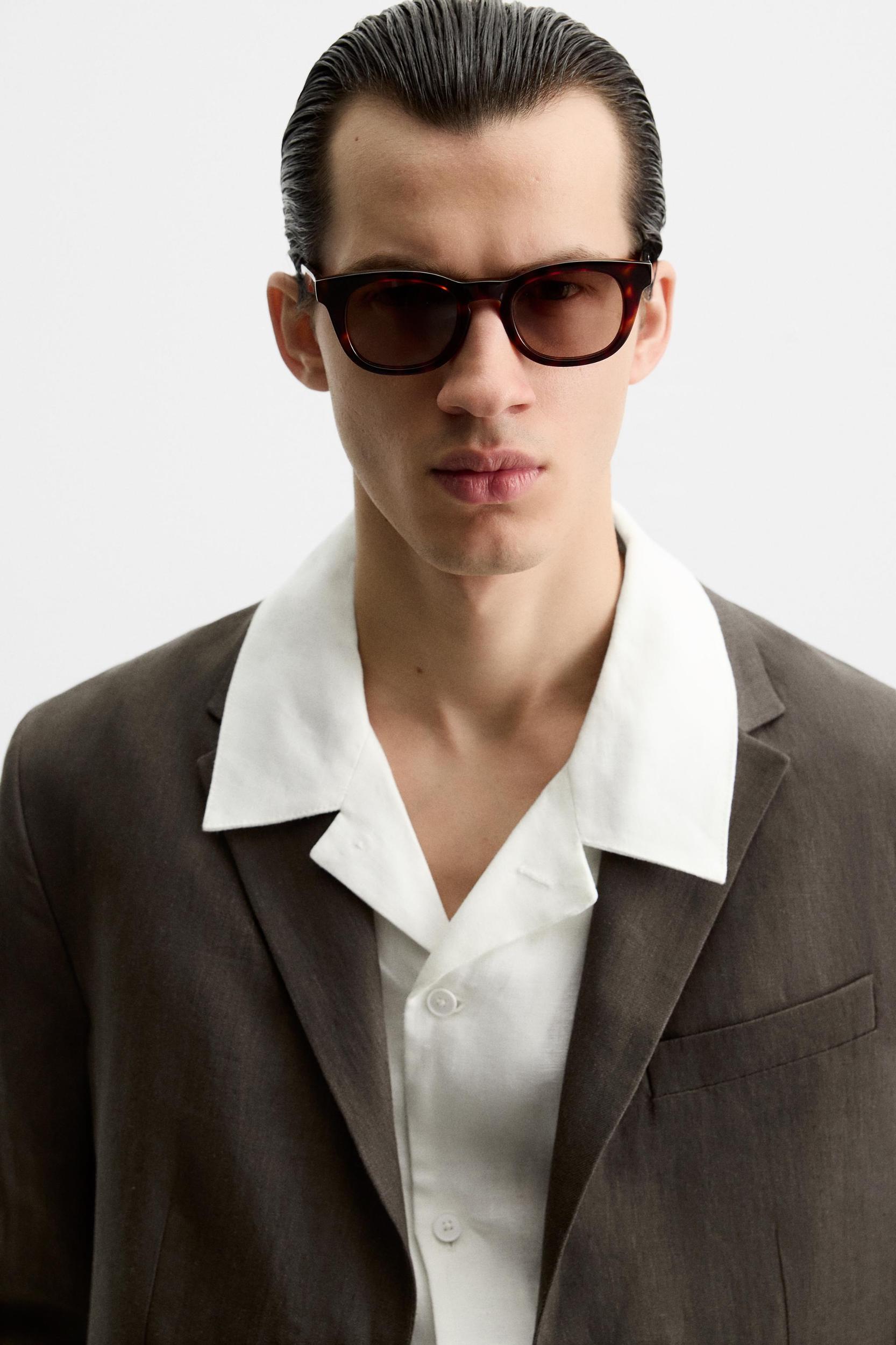 100% LINEN SUIT JACKET Product Image