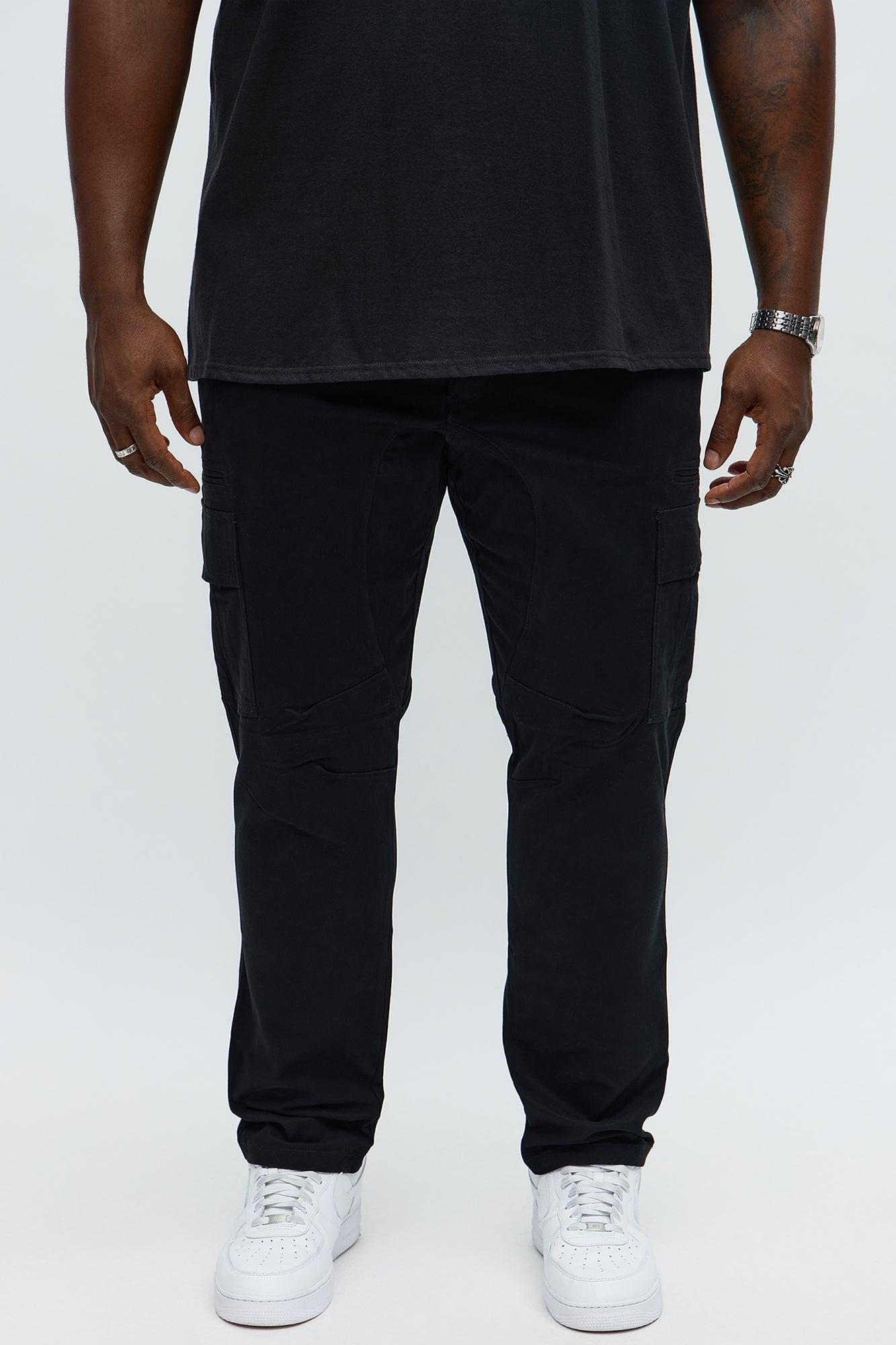 Skinny Striker Cargo Pants - Black Male Product Image